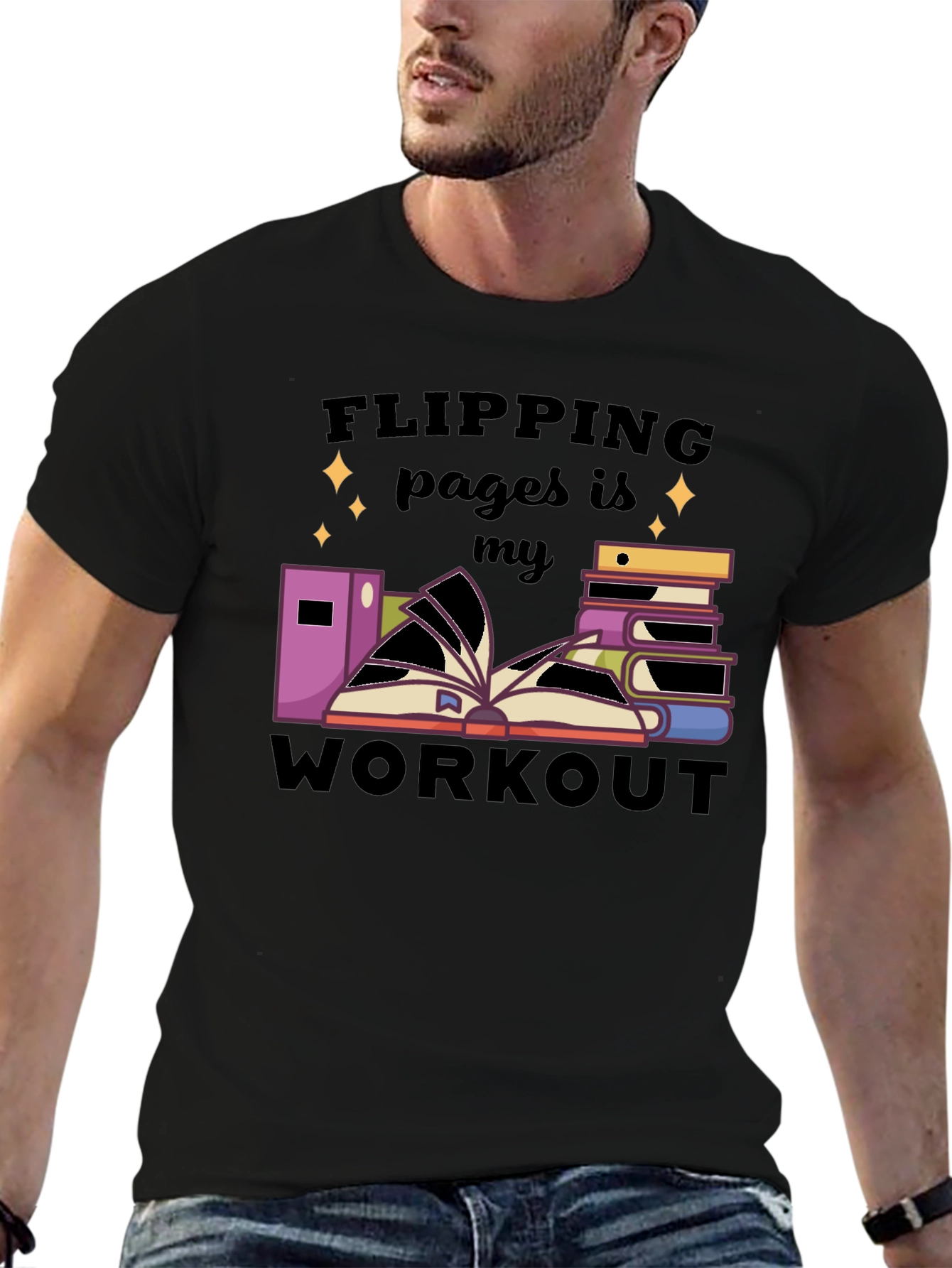 Flipping Pages is My Workout T-Shirt