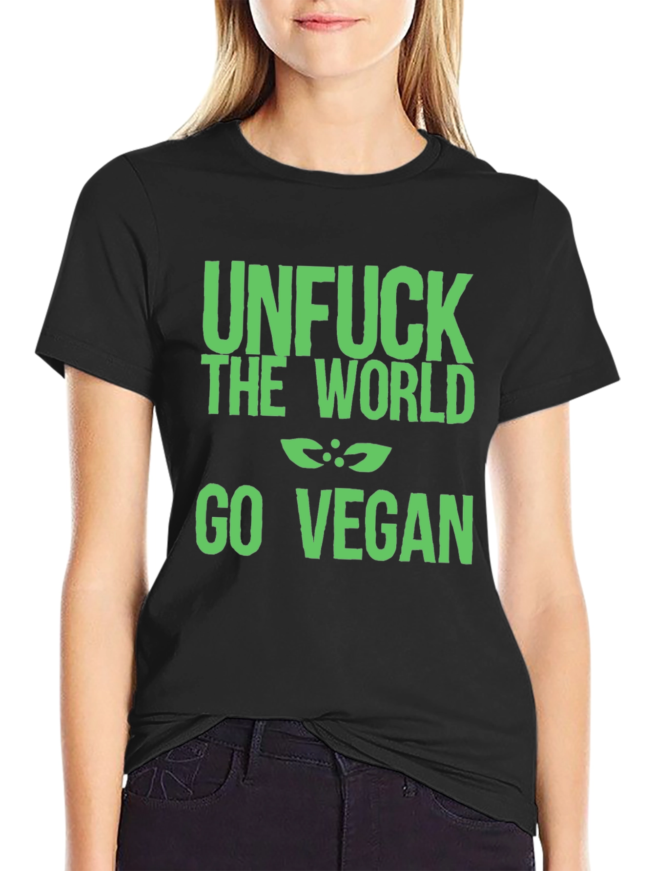 Unfuck the World Vegan Graphic Tee