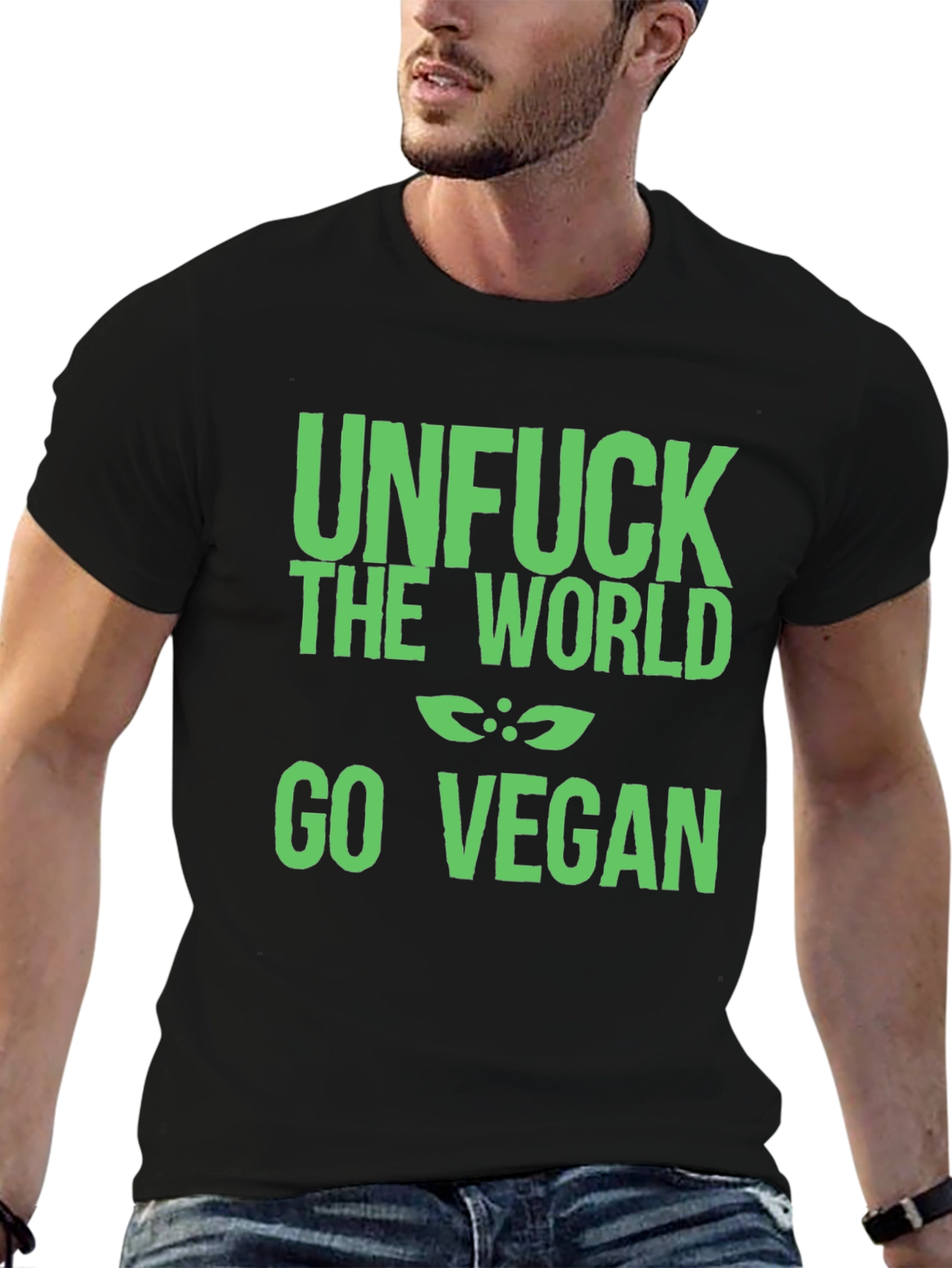 Unfuck the World Vegan Graphic Tee