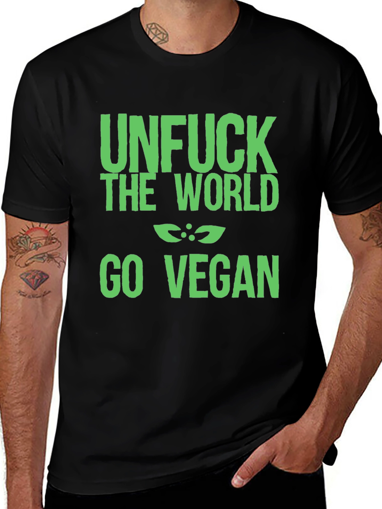 Unfuck the World Vegan Graphic Tee