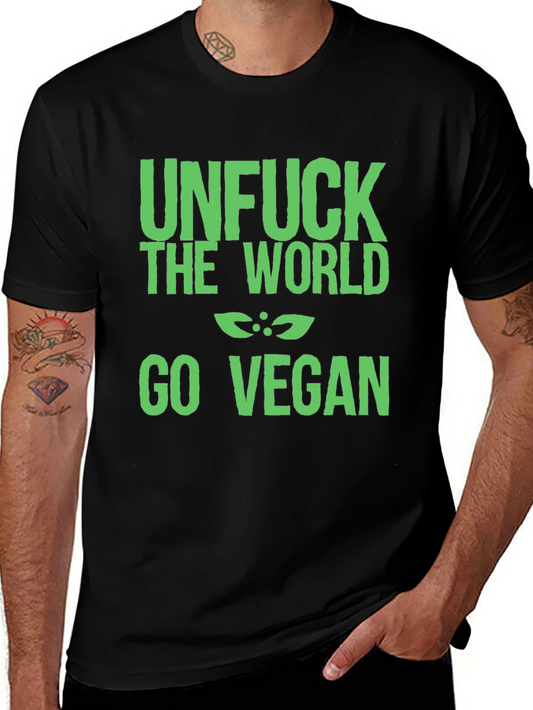 Unfuck the World Vegan Graphic Tee
