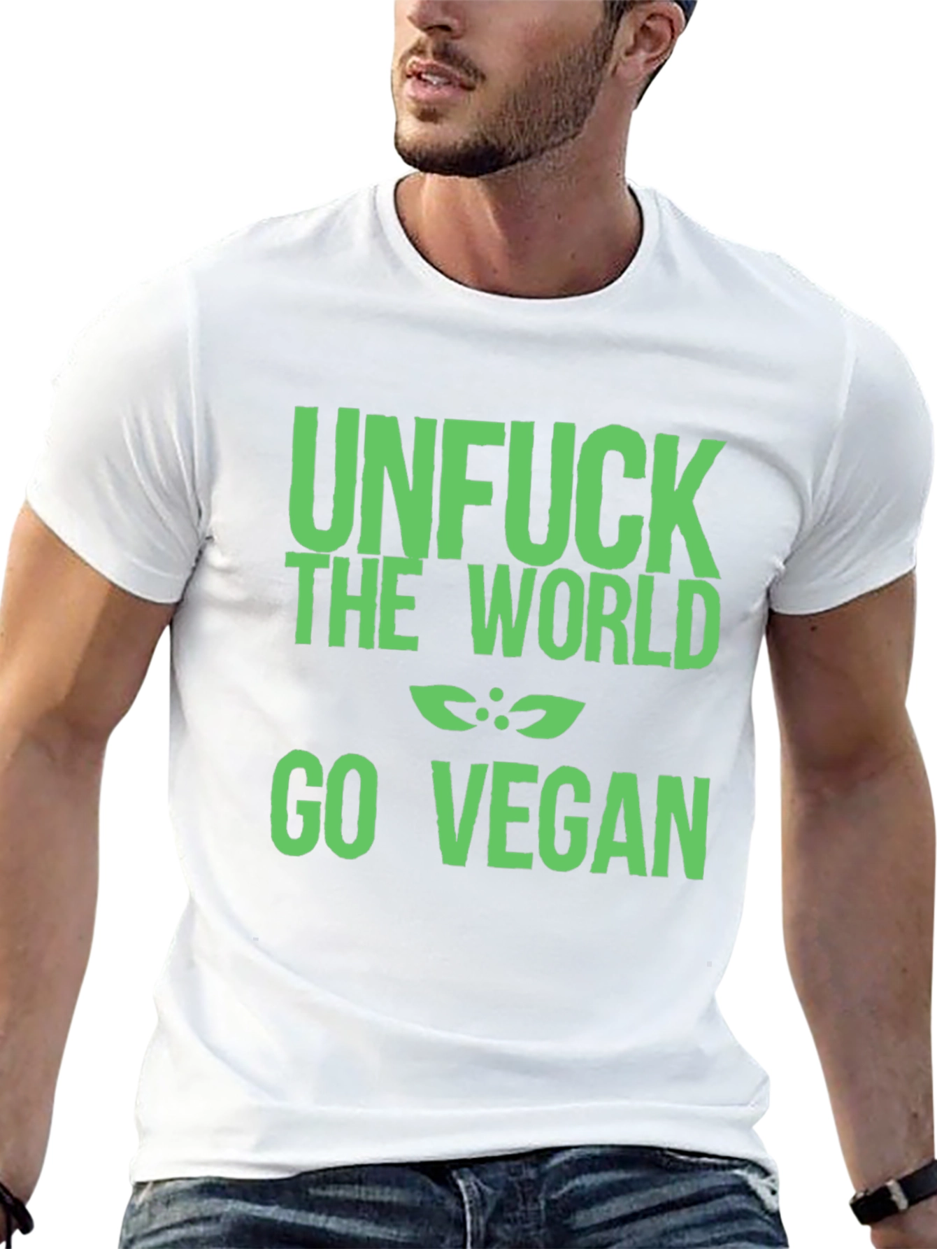 Unfuck the World Vegan Graphic Tee