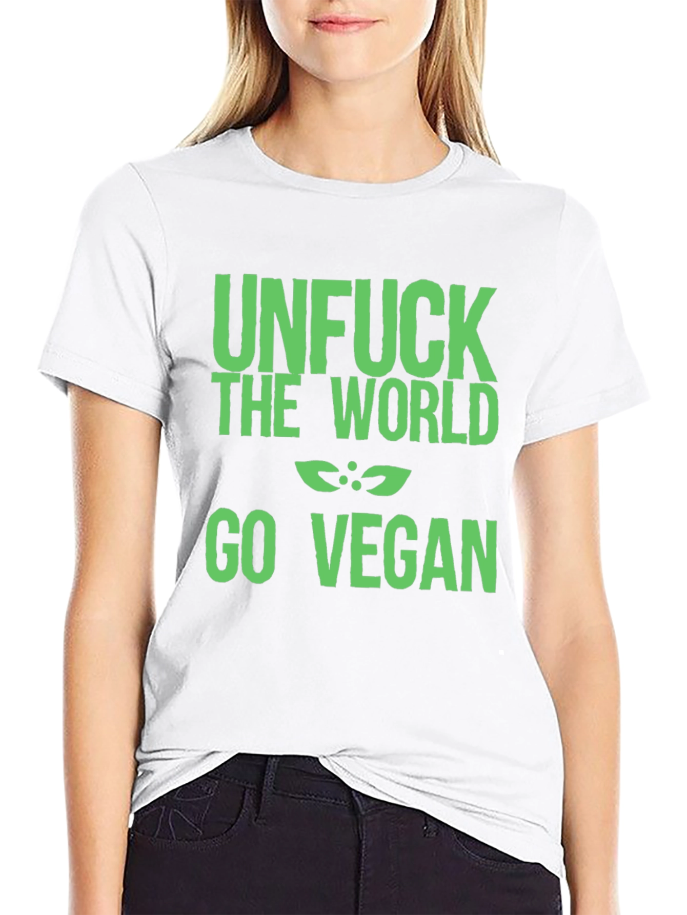 Unfuck the World Vegan Graphic Tee