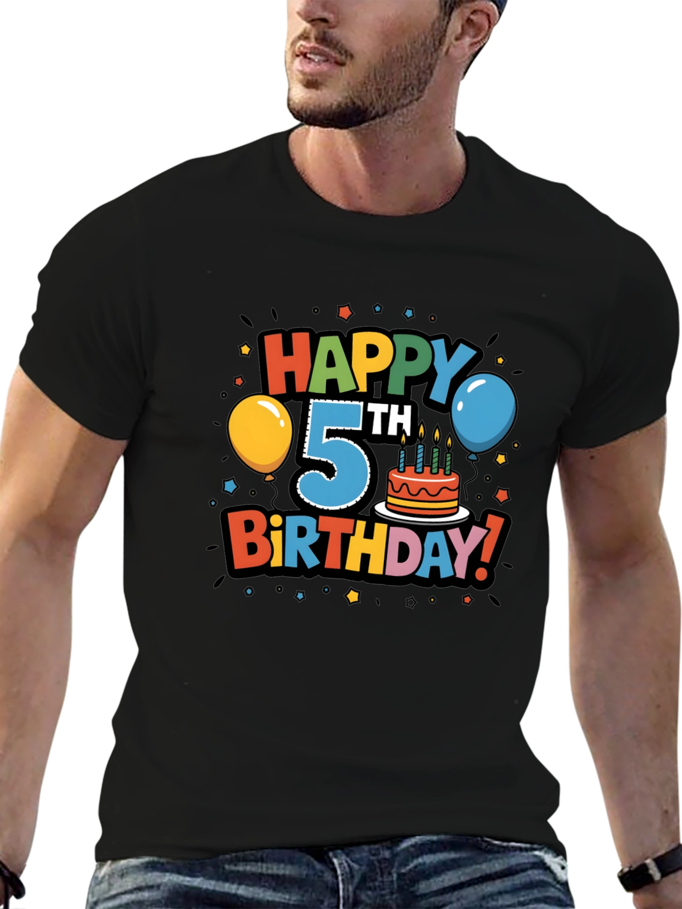 Happy 5th Birthday Graphic Tee