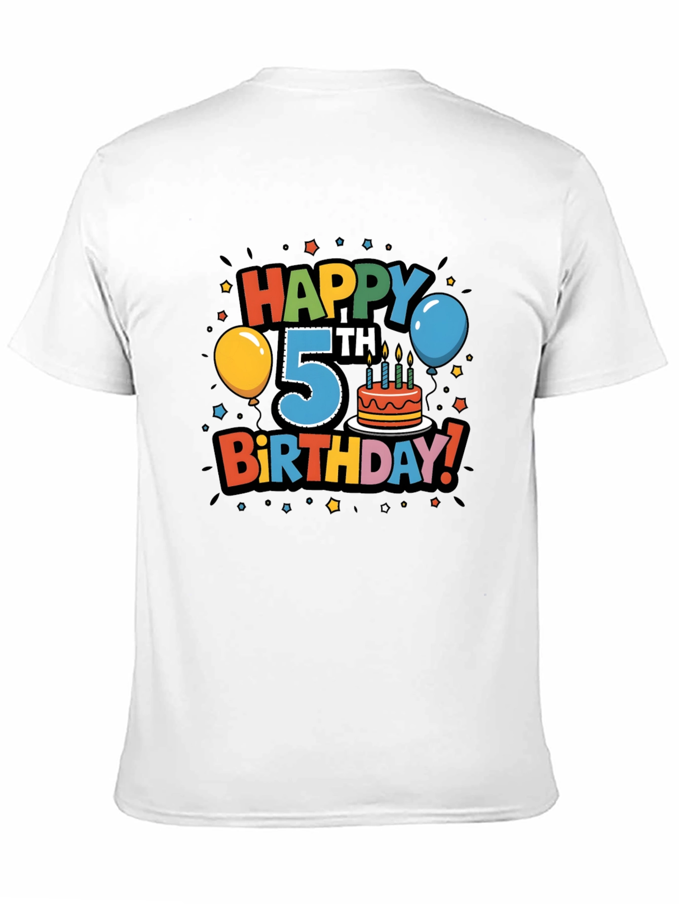 Happy 5th Birthday Graphic Tee