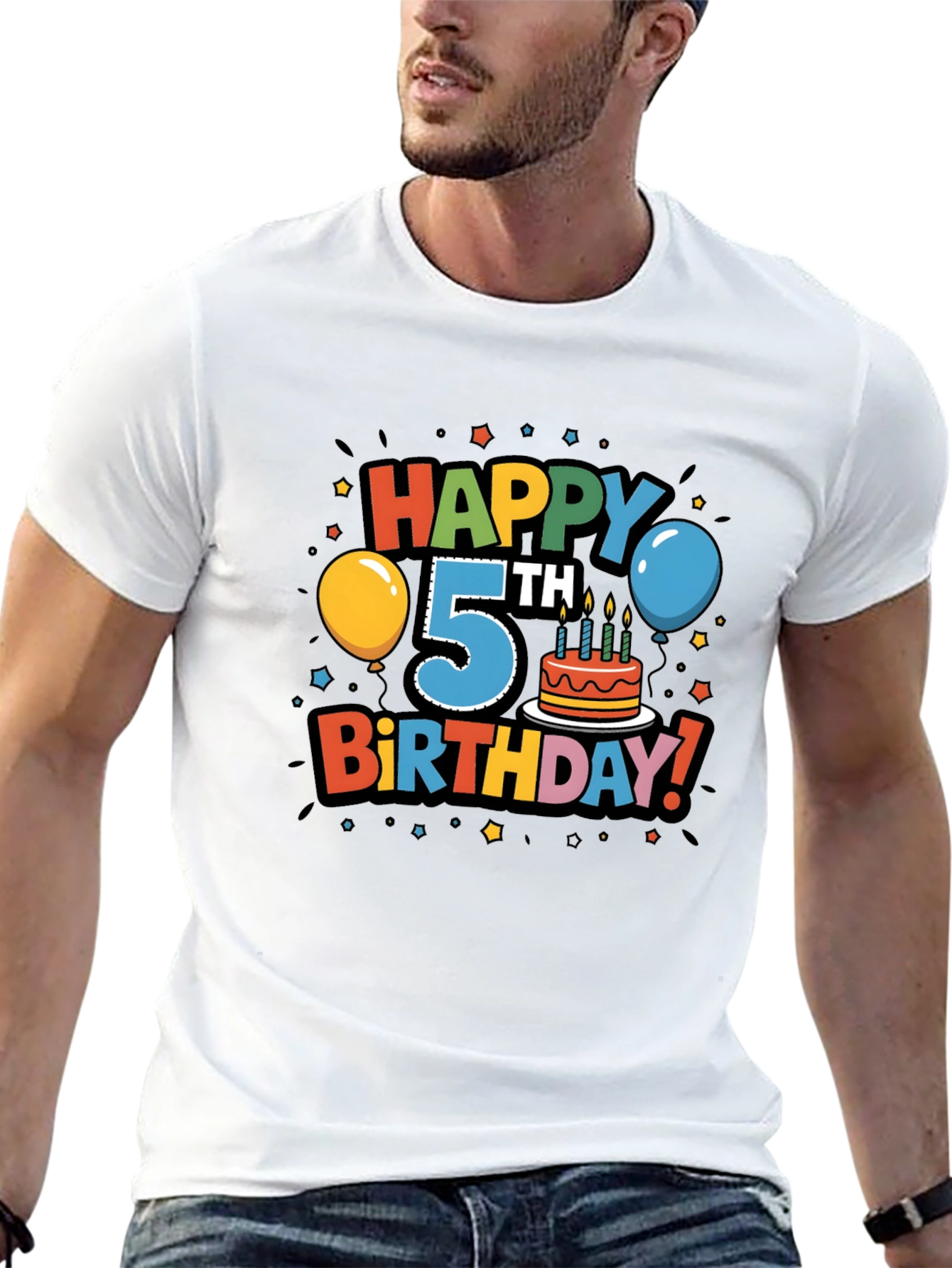 Happy 5th Birthday Graphic Tee