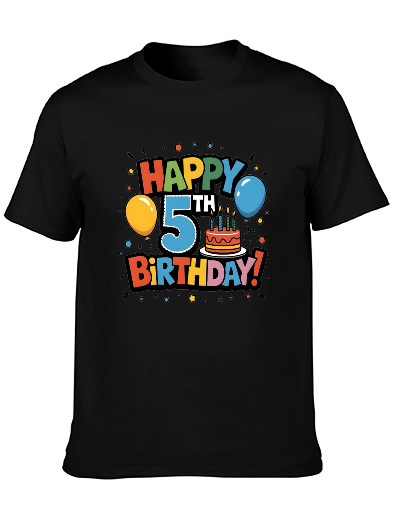 Happy 5th Birthday Graphic Tee