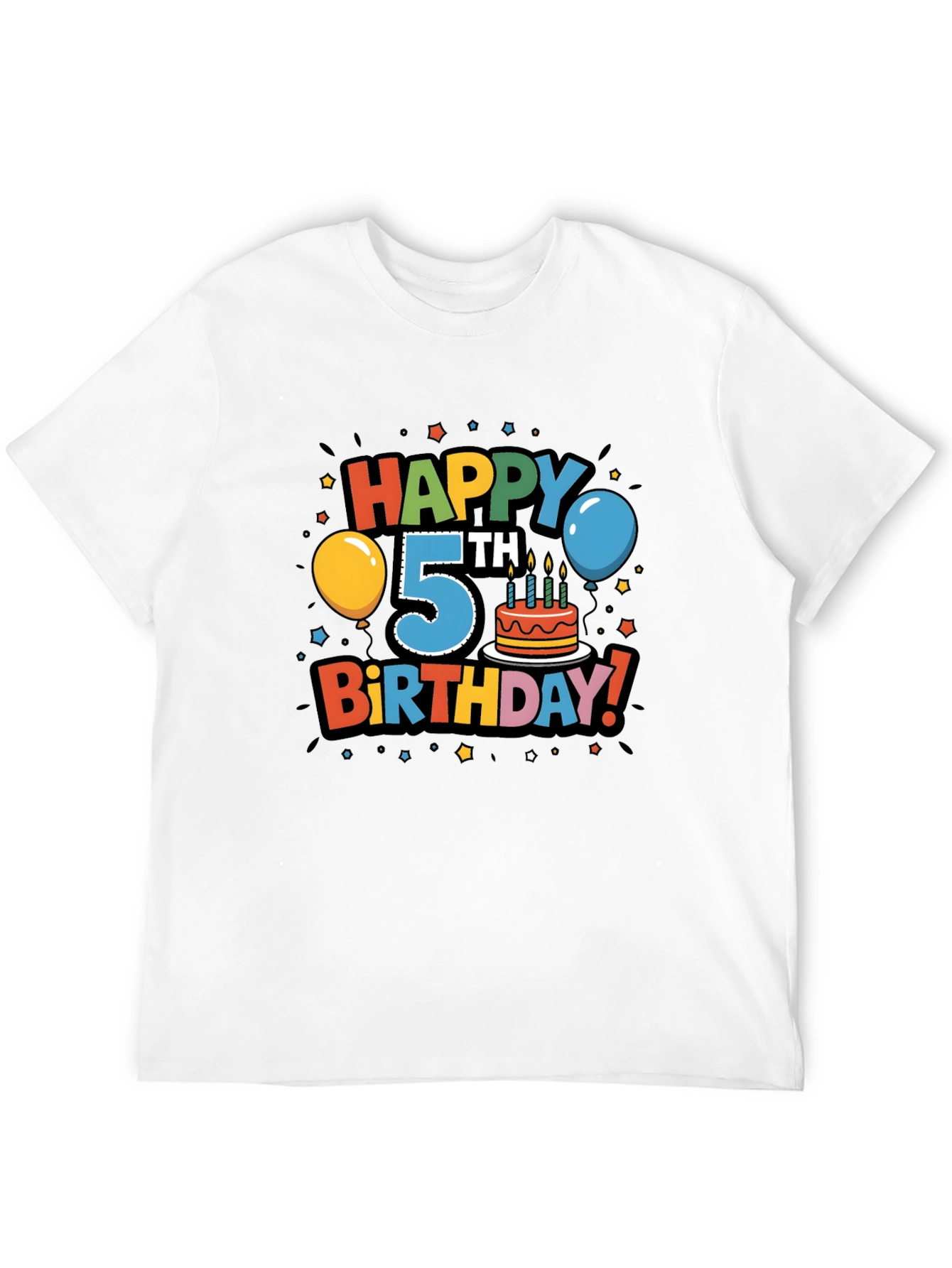 Happy 5th Birthday Graphic Tee