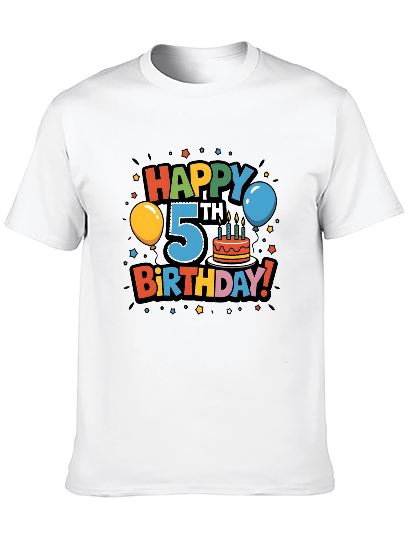 Happy 5th Birthday Graphic Tee