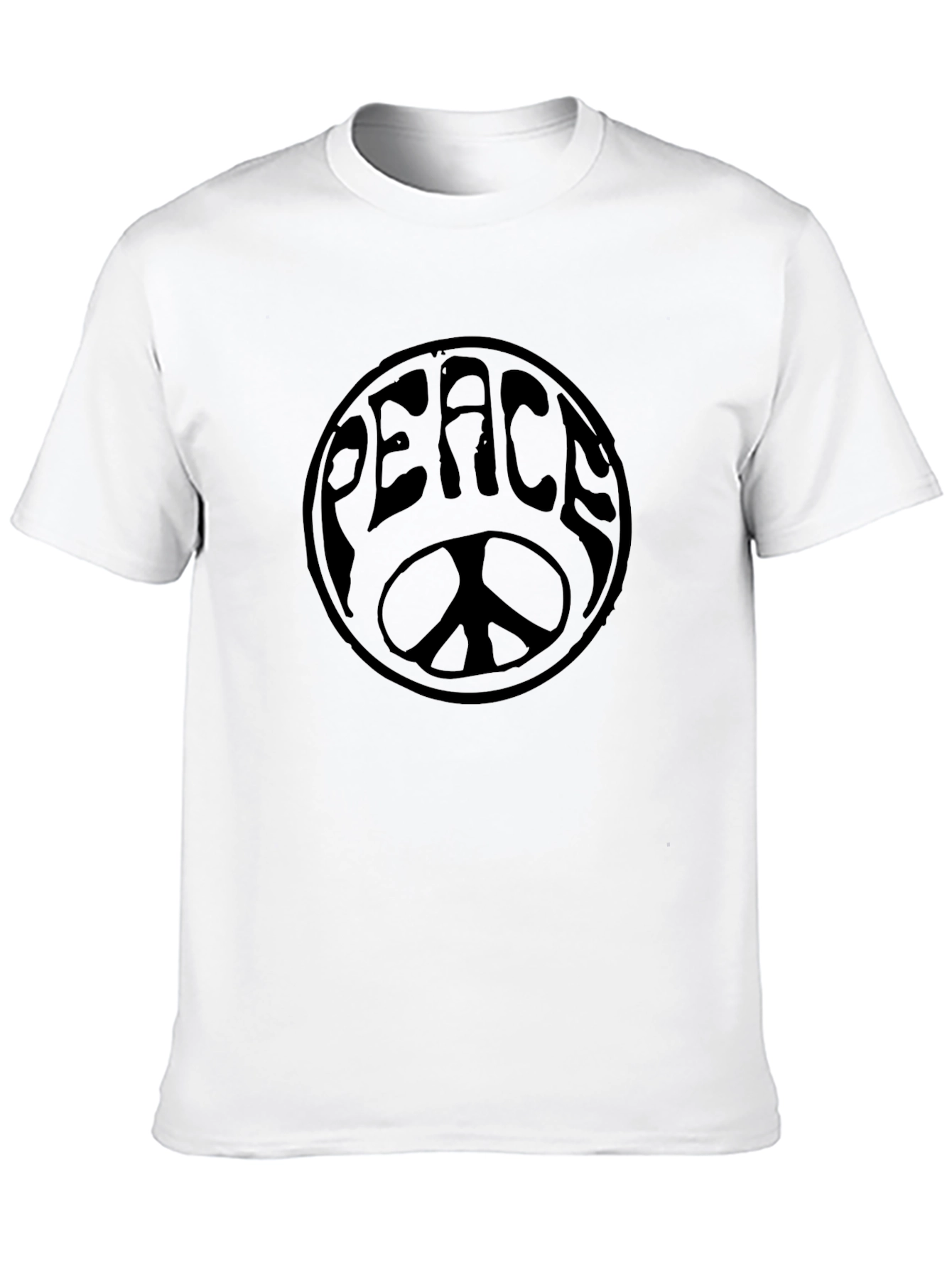 Peace Sign Graphic T-Shirt - Retro Style