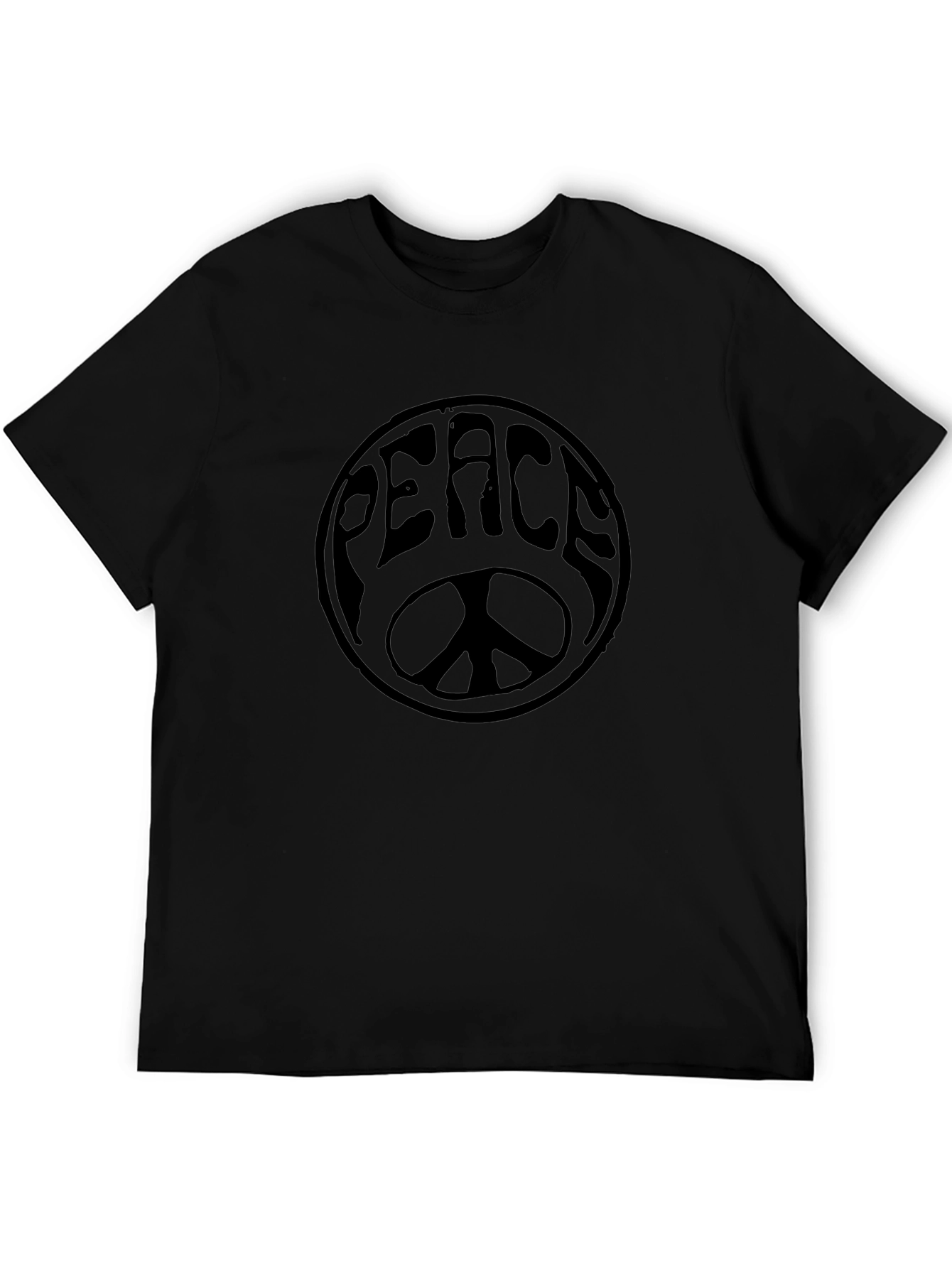 Peace Sign Graphic T-Shirt - Retro Style