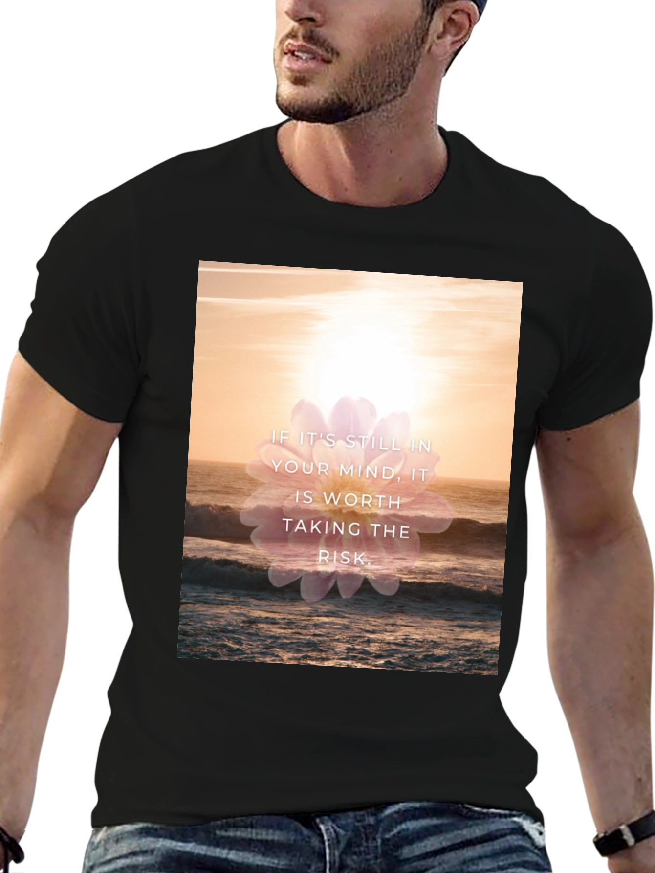 Motivational Graphic T-Shirt: Worth the Risk