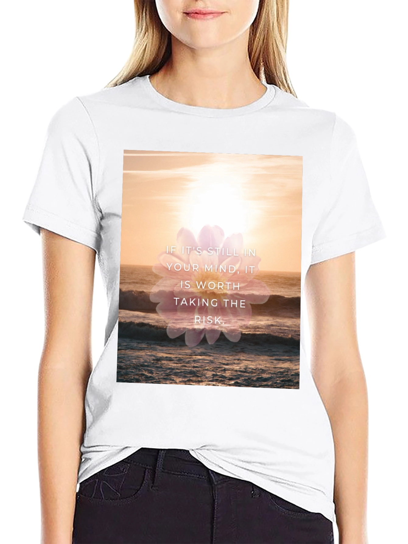 Motivational Graphic T-Shirt: Worth the Risk