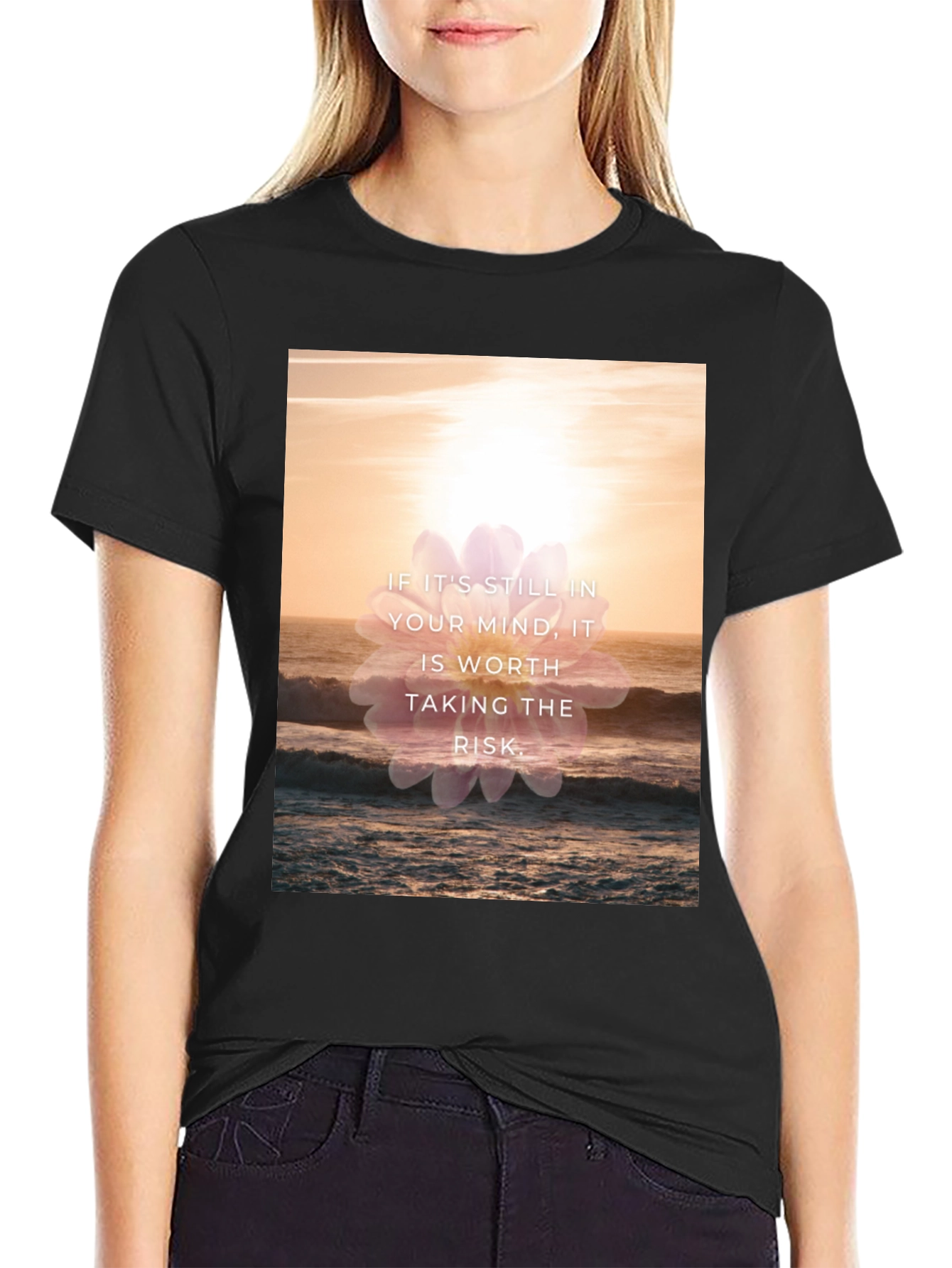 Motivational Graphic T-Shirt: Worth the Risk