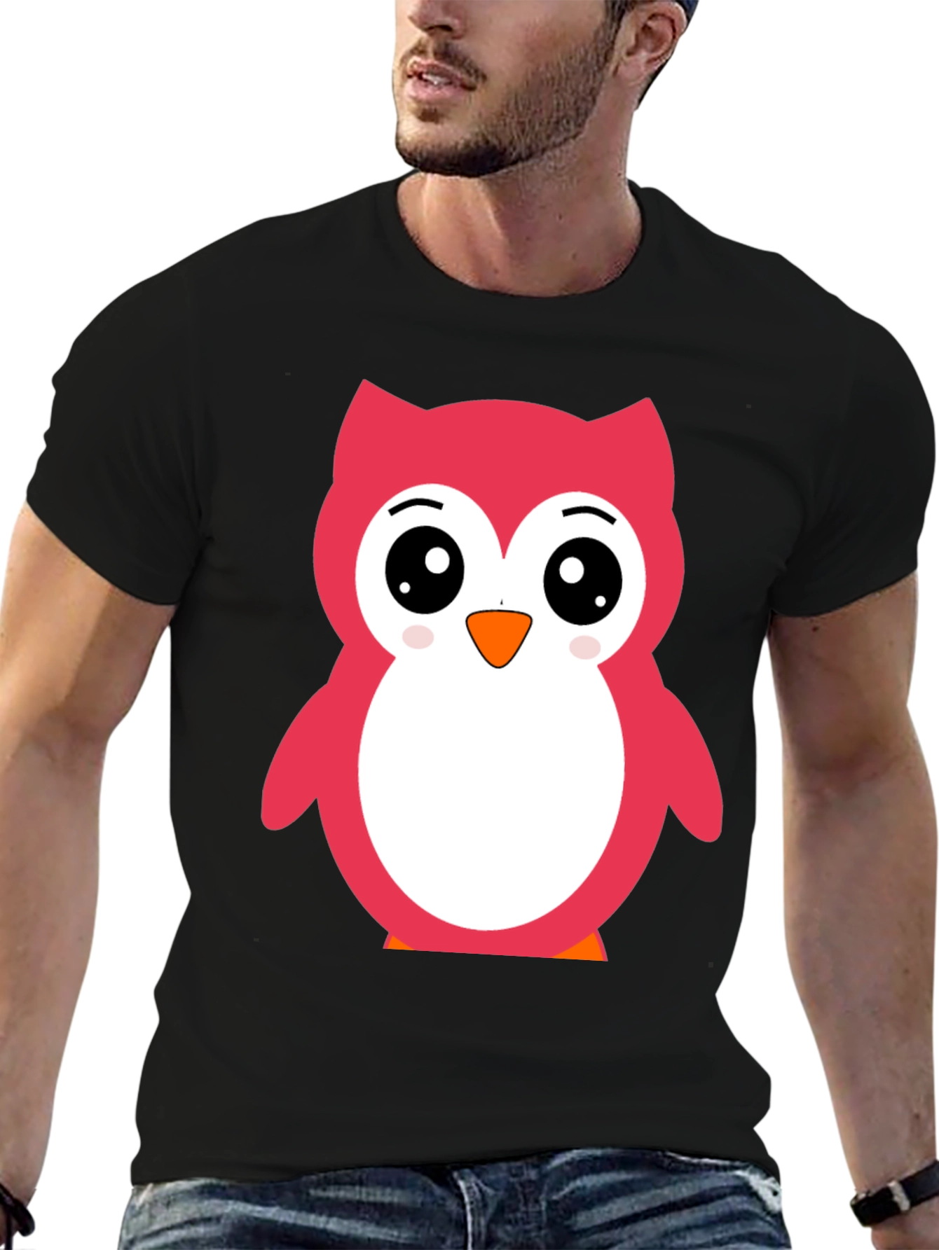 Cute Owl Graphic Tee - Soft Cotton Comfort