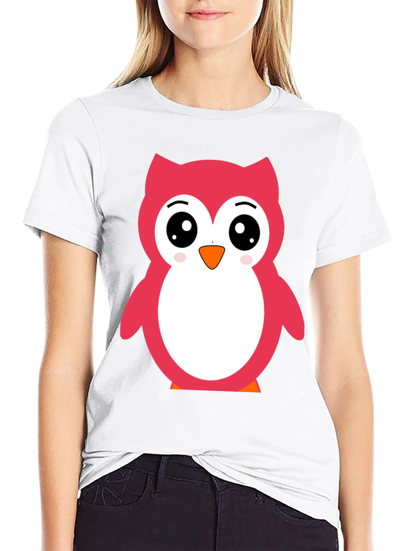 Cute Owl Graphic Tee - Soft Cotton Comfort