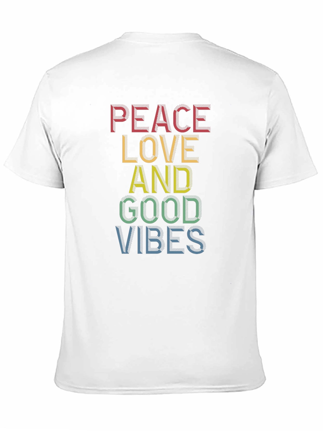 Peace Love Good Vibes T-Shirt - Stylish Graphic Tee