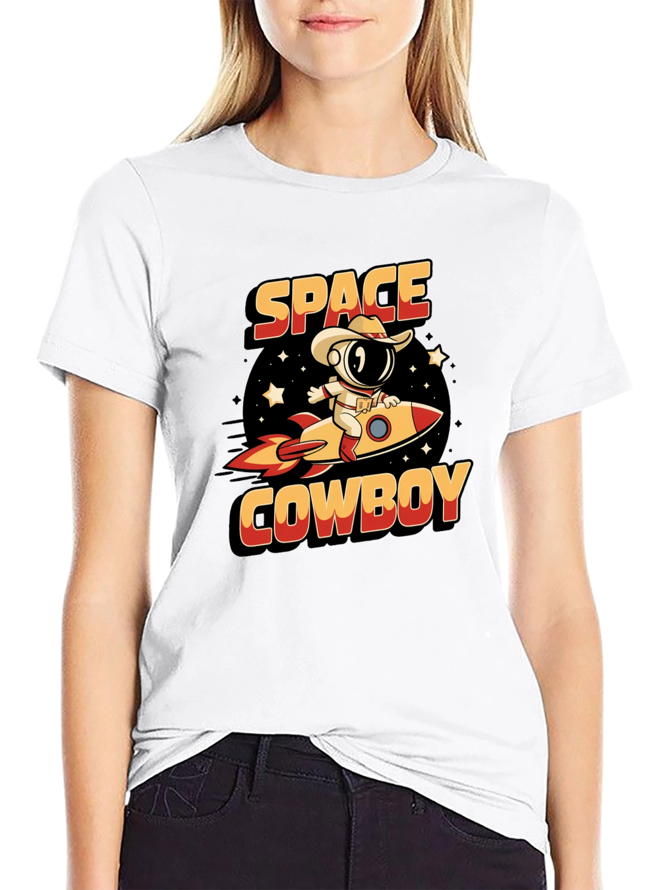 Space Cowboy Graphic T-Shirt