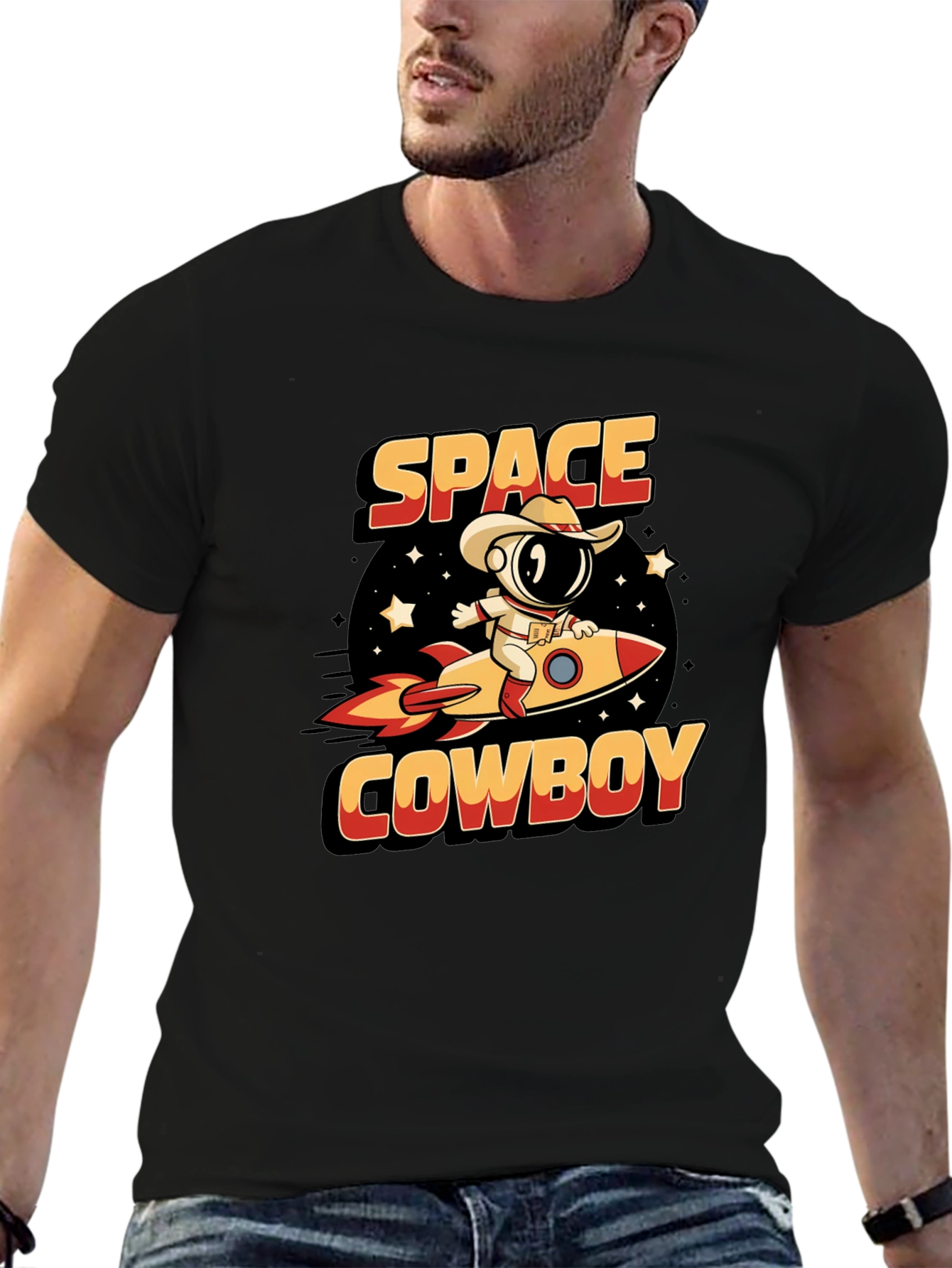 Space Cowboy Graphic T-Shirt