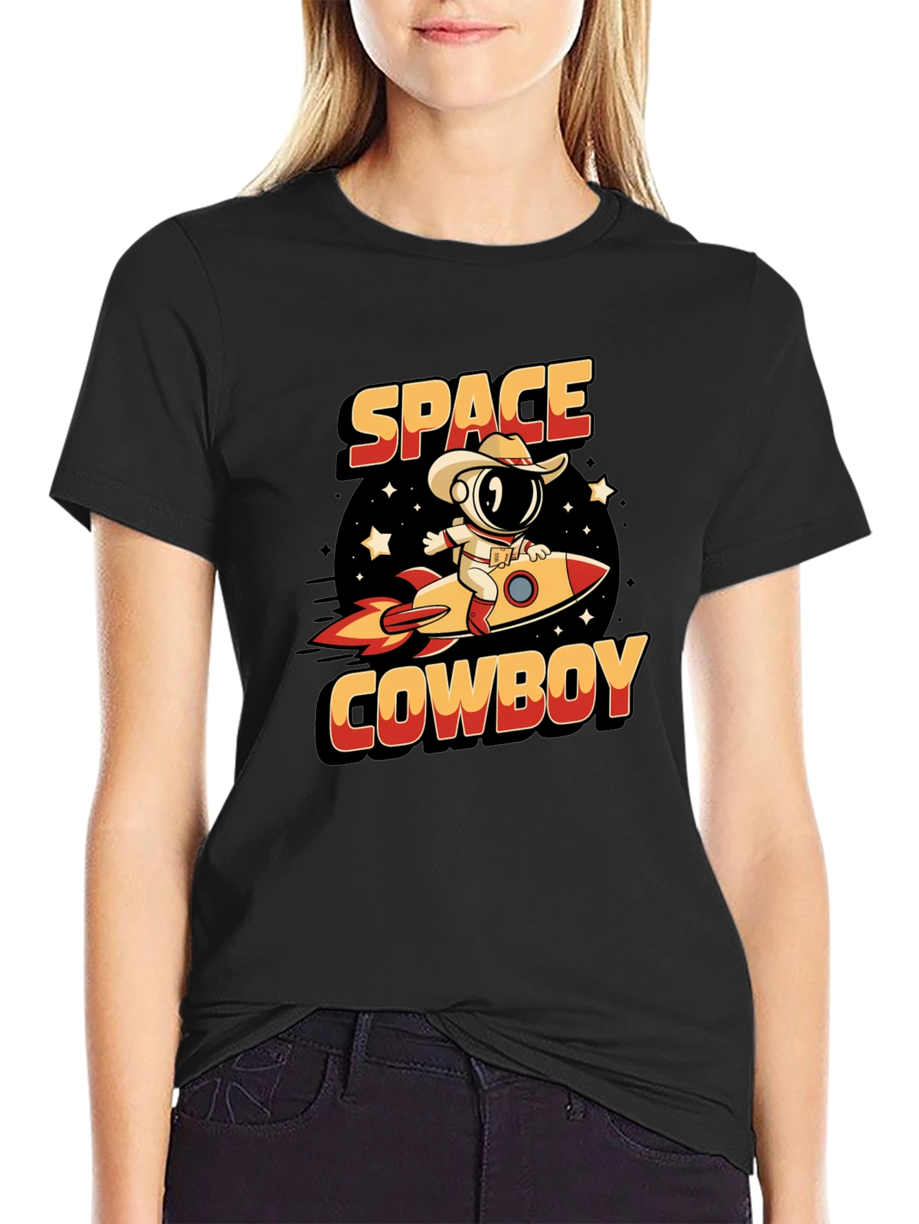Space Cowboy Graphic T-Shirt