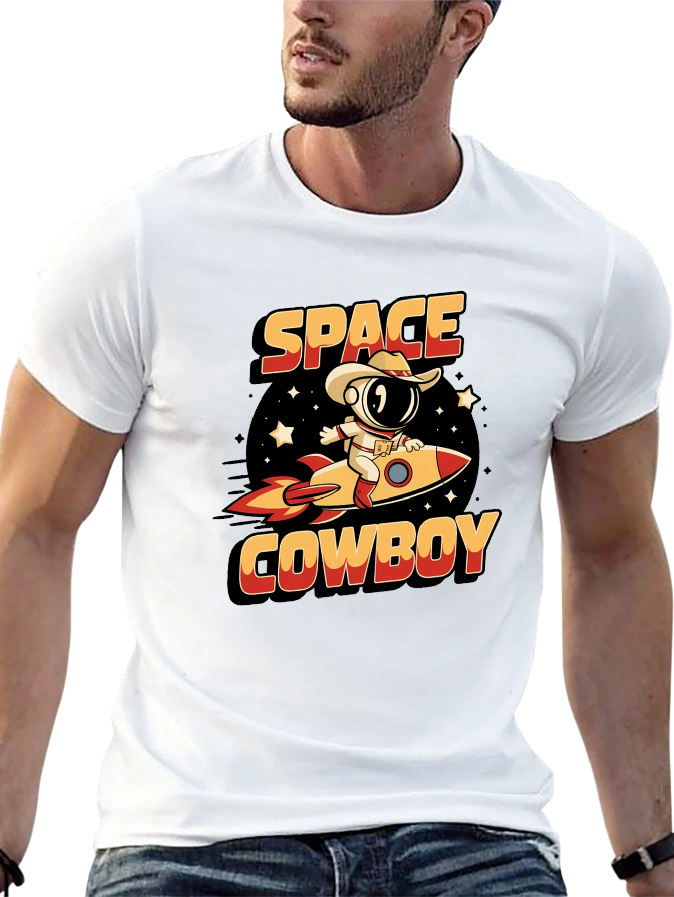 Space Cowboy Graphic T-Shirt