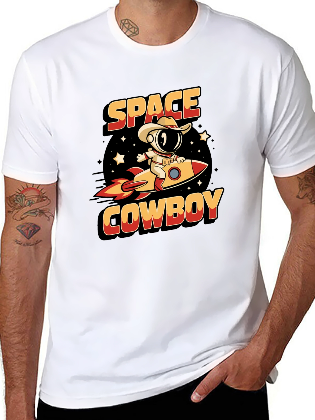 Space Cowboy Graphic T-Shirt