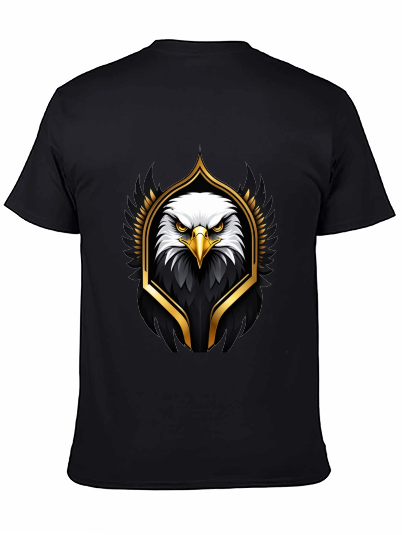 Eagle Emblem Black Graphic Tee