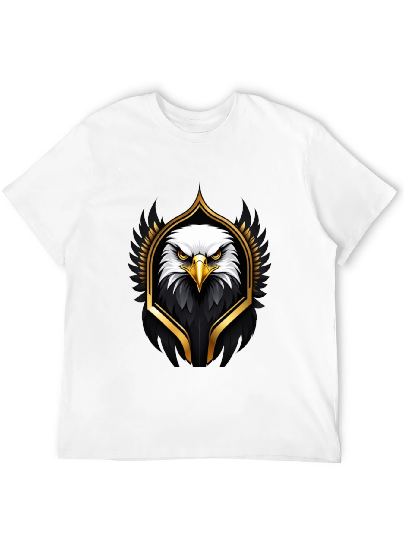 Eagle Emblem Black Graphic Tee