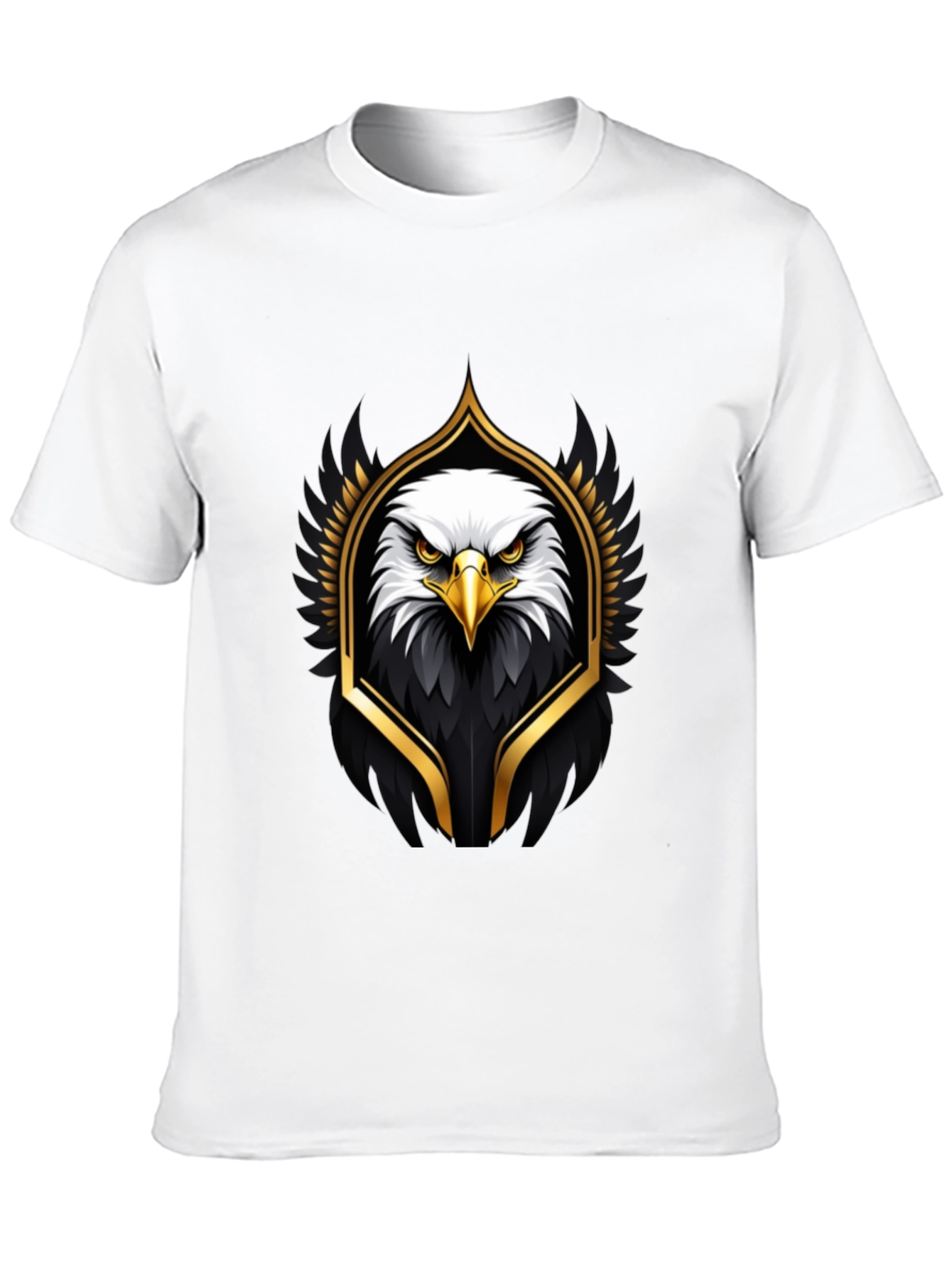 Eagle Emblem Black Graphic Tee
