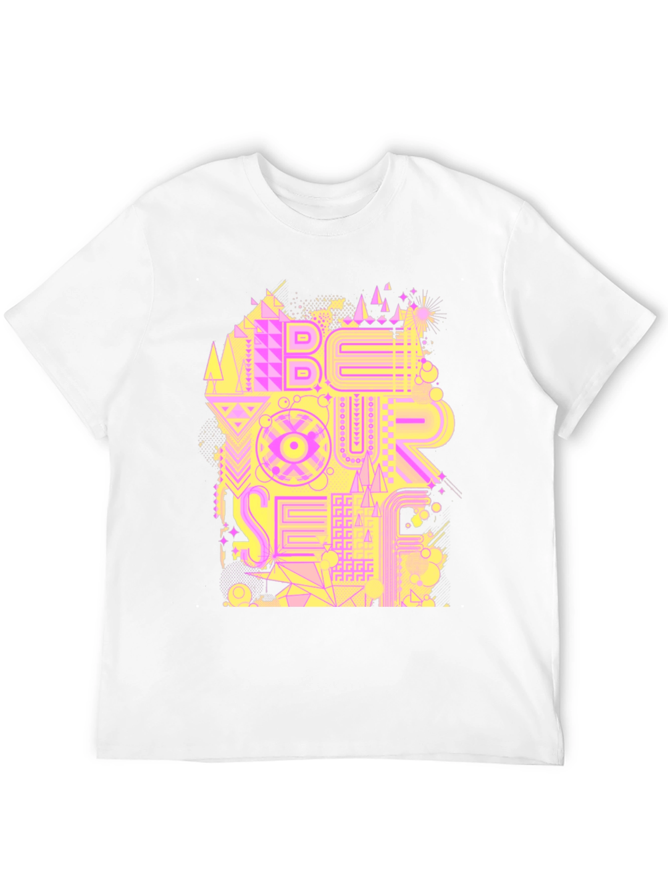 Be Your Self Graphic Black T-Shirt