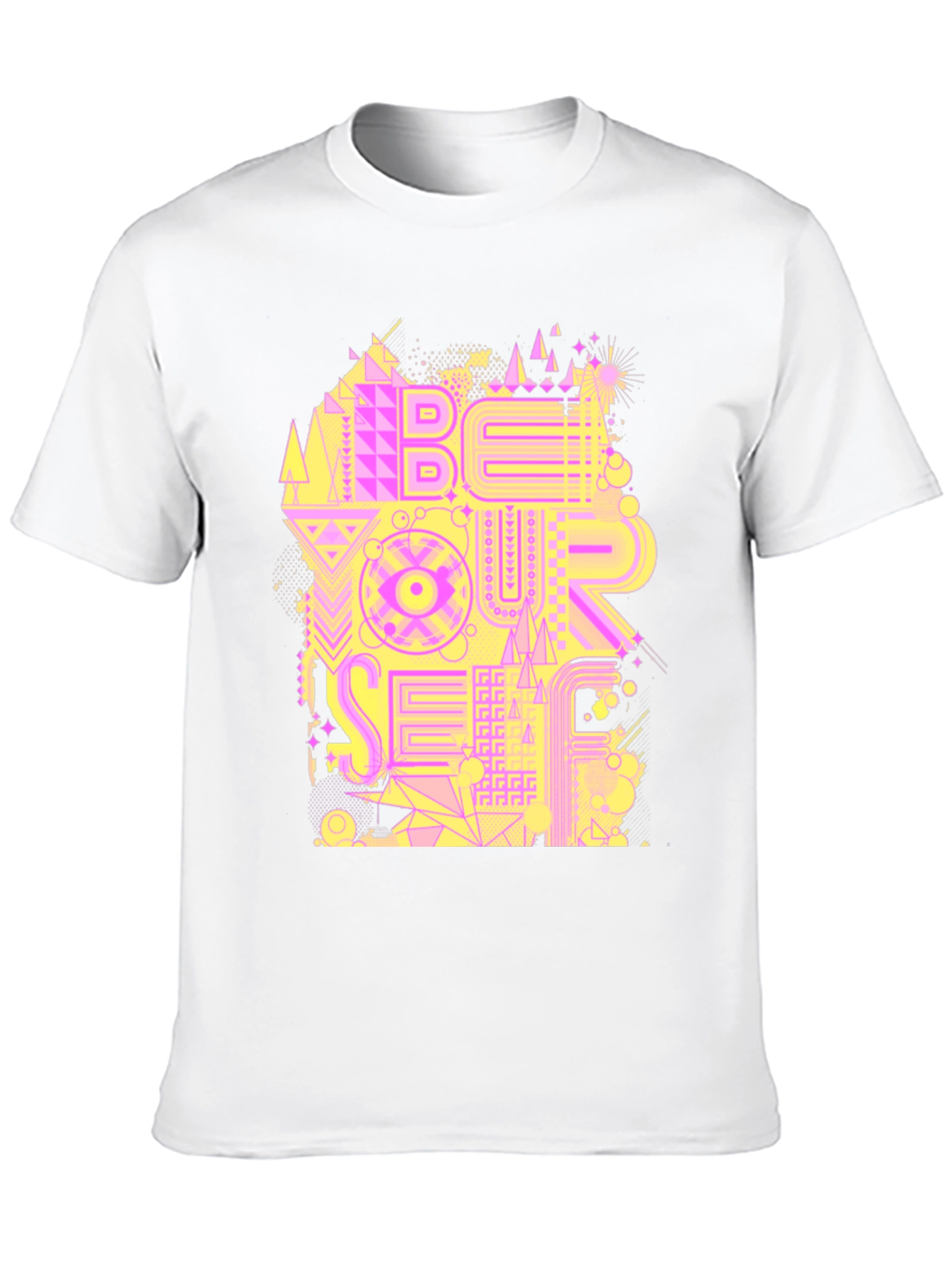 Be Your Self Graphic Black T-Shirt