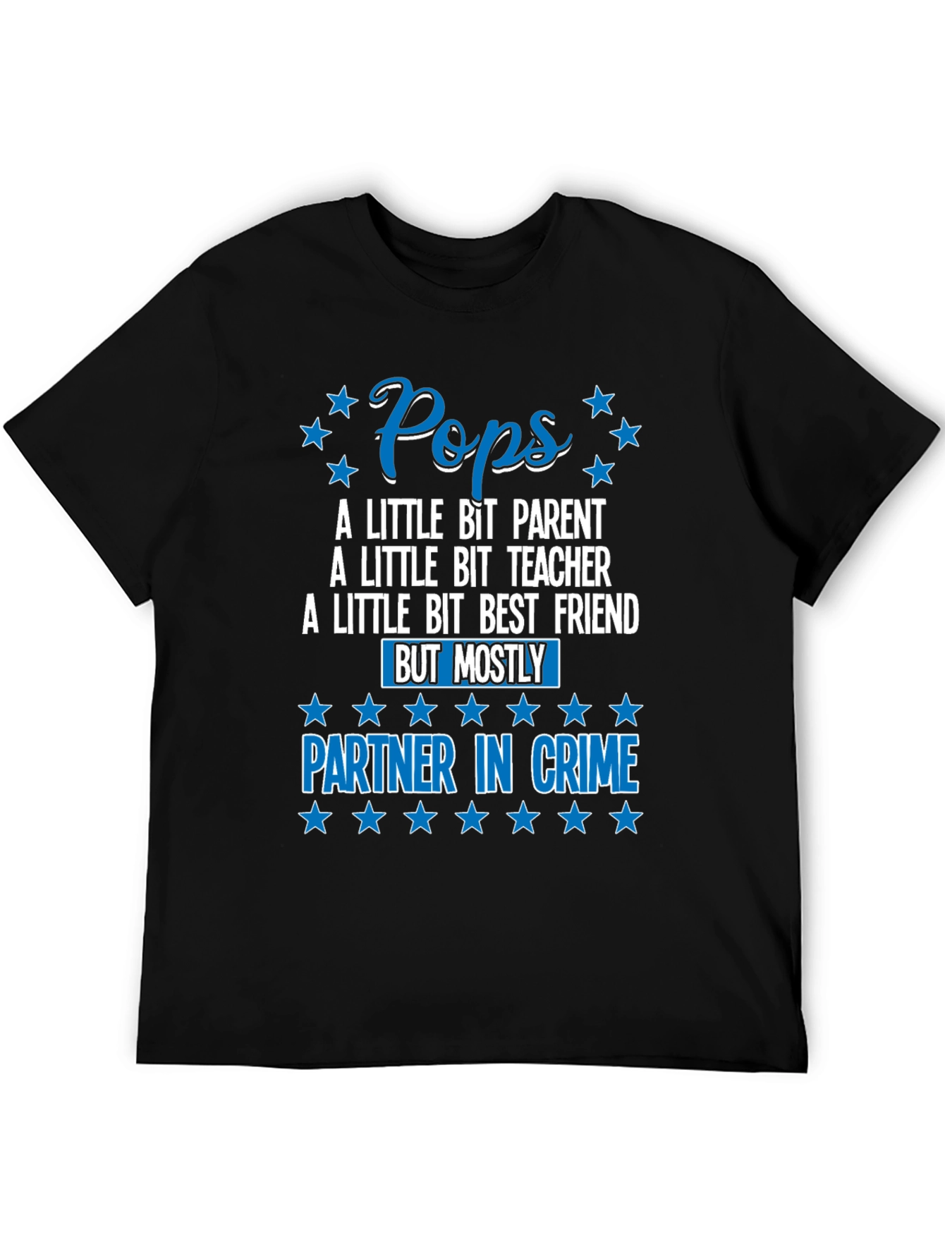 Pops Partner In Crime Graphic Tee Shirt