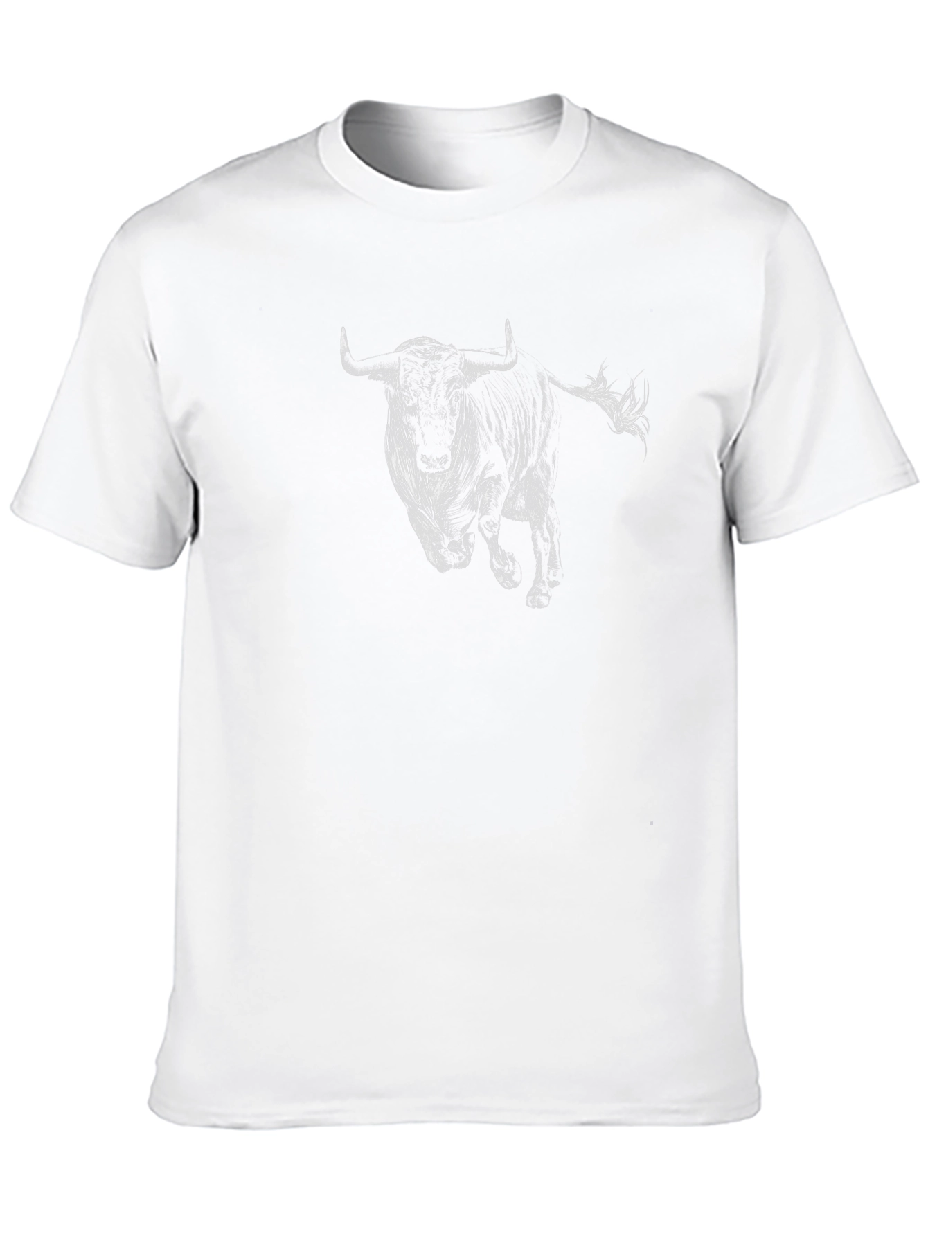 Bull Graphic Black T-Shirt - Bold & Stylish