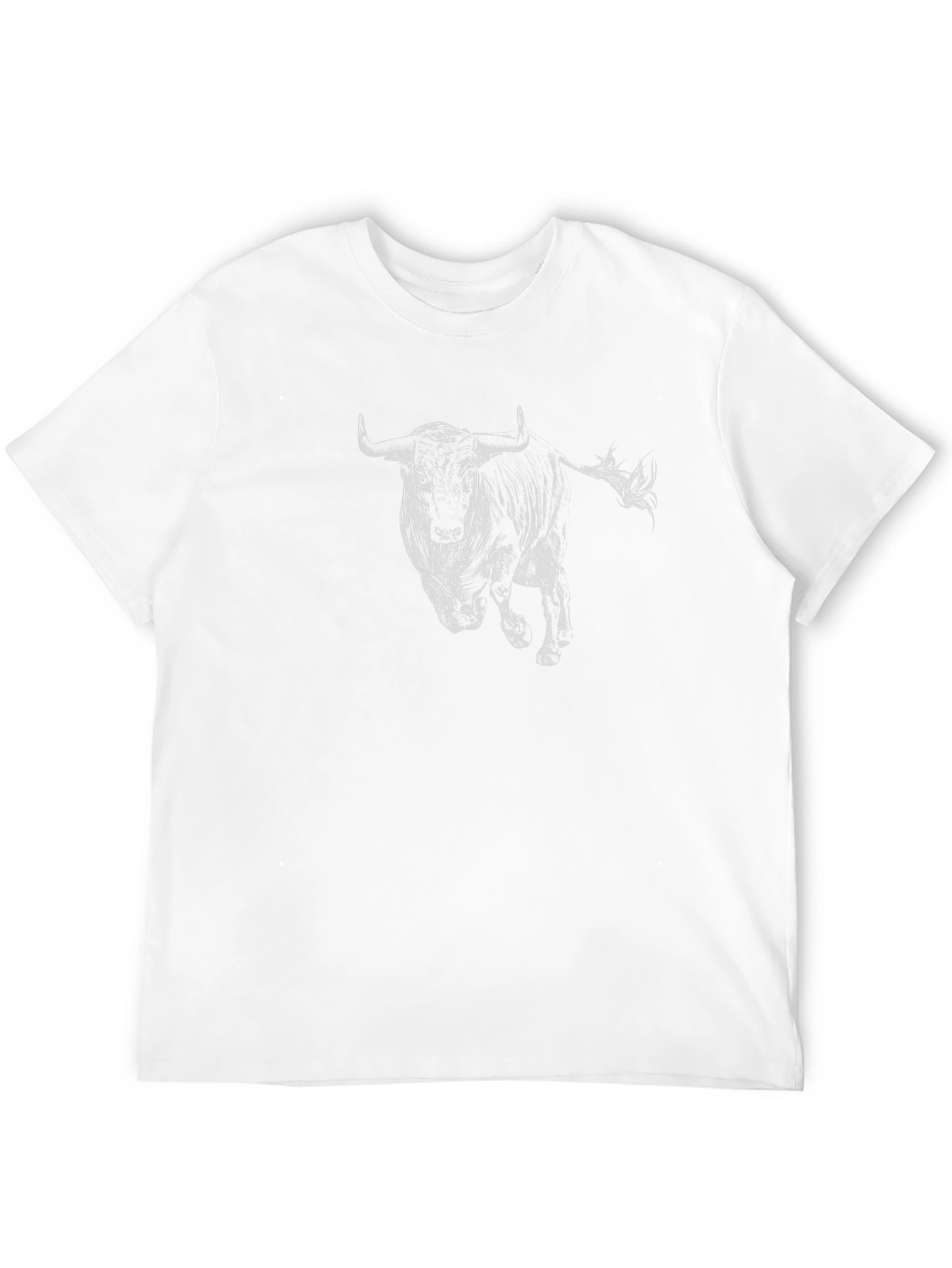 Bull Graphic Black T-Shirt - Bold & Stylish