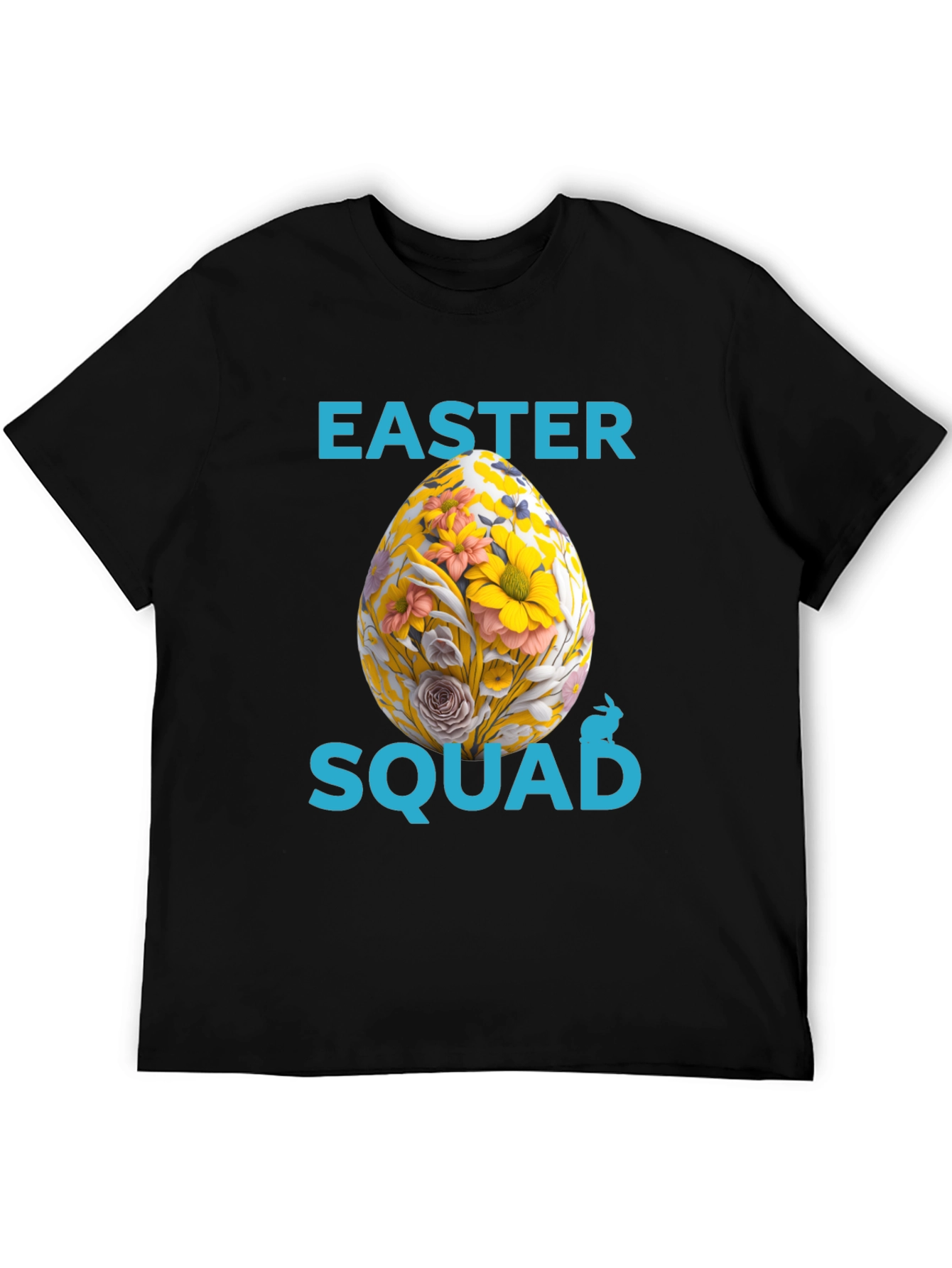 Easter Squad T-Shirt - Floral Egg Design