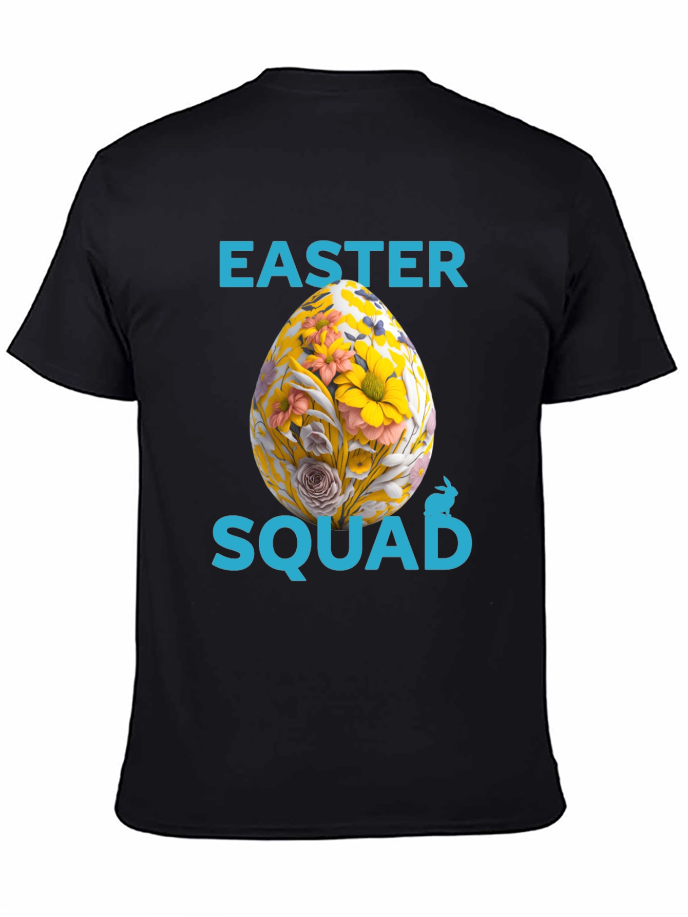 Easter Squad T-Shirt - Floral Egg Design