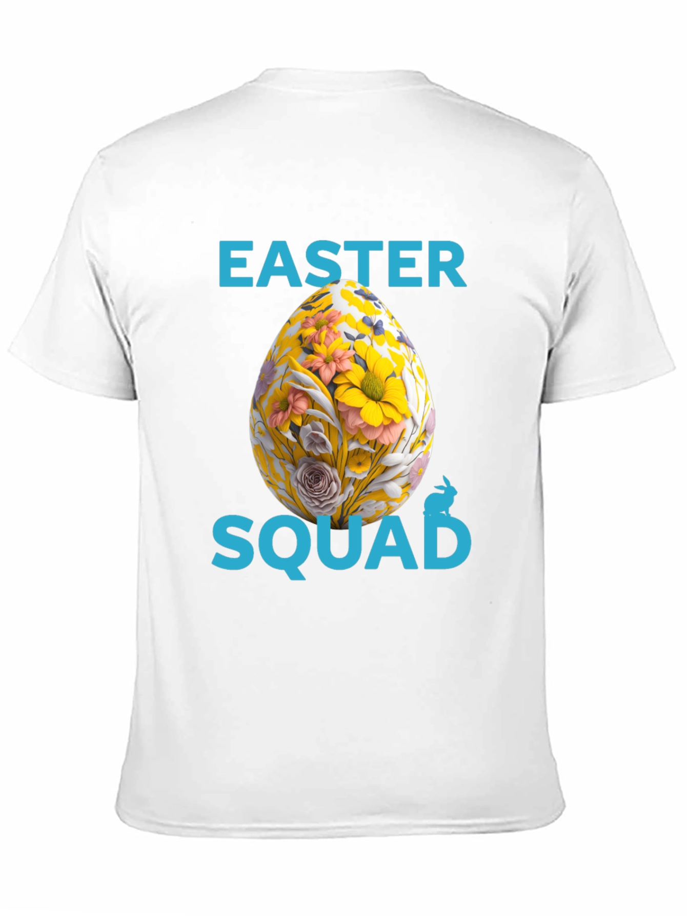 Easter Squad T-Shirt - Floral Egg Design