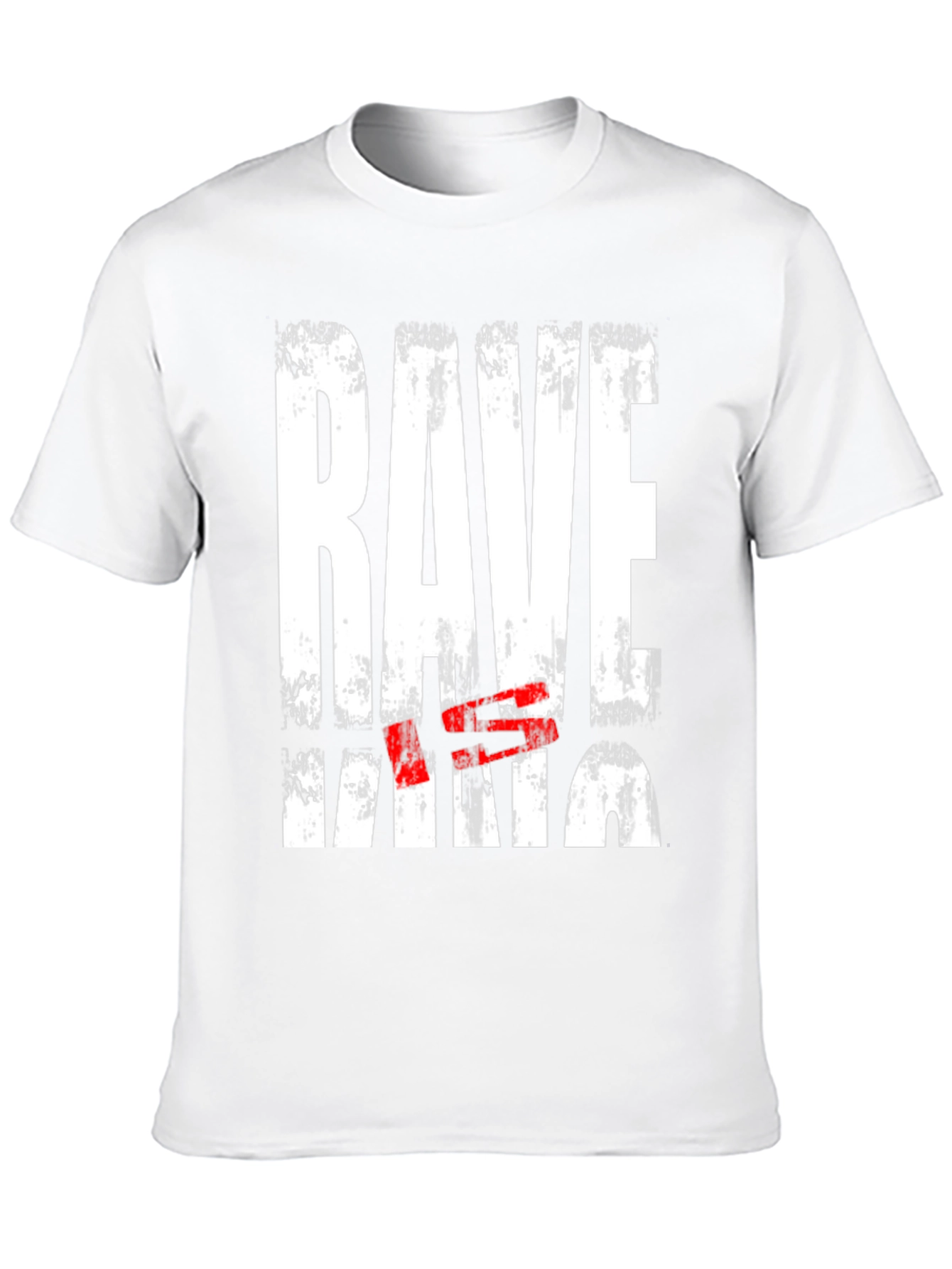 Rave King Graphic Tee - Grunge Style