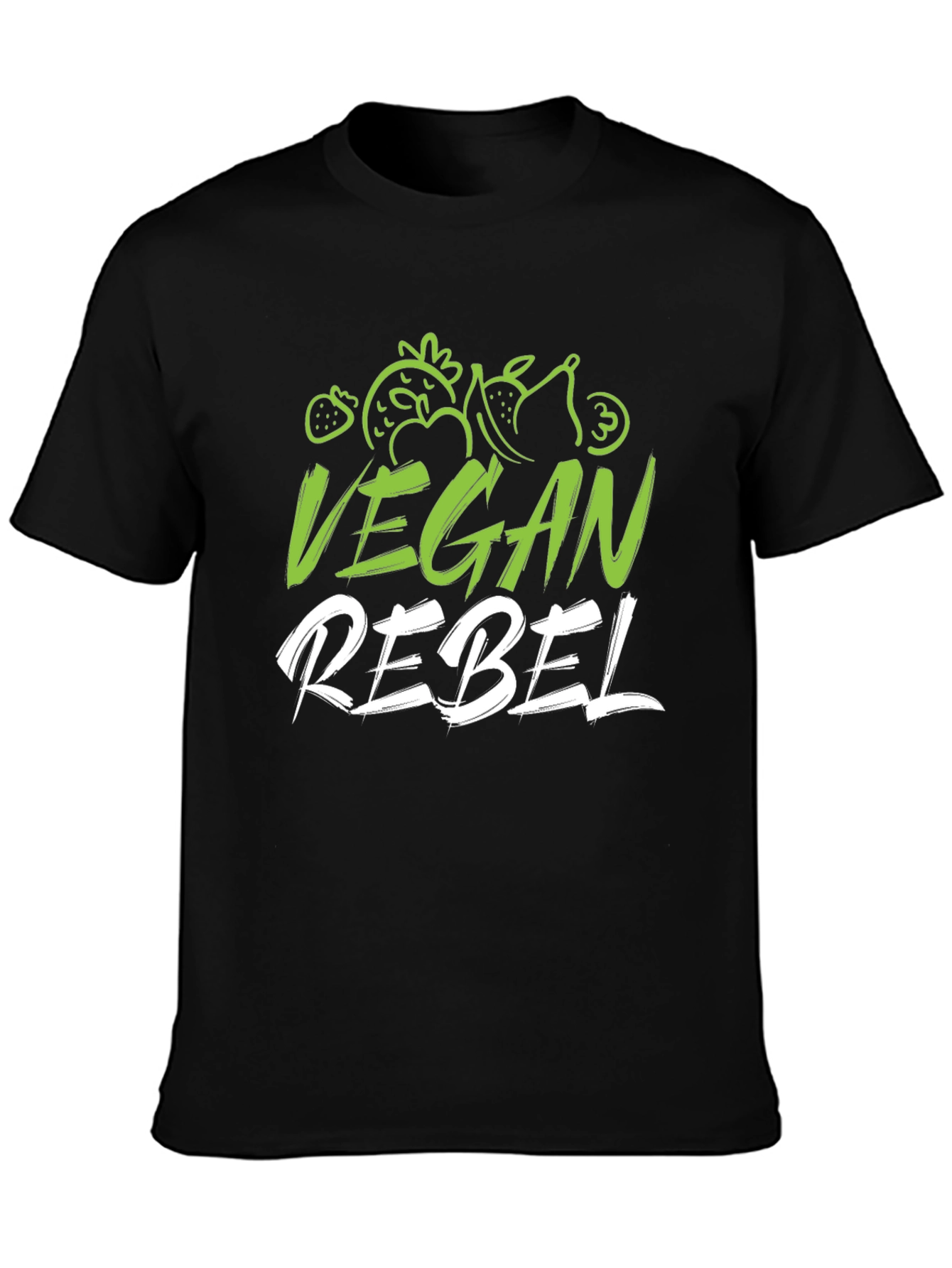 Vegan Rebel T-Shirt Black