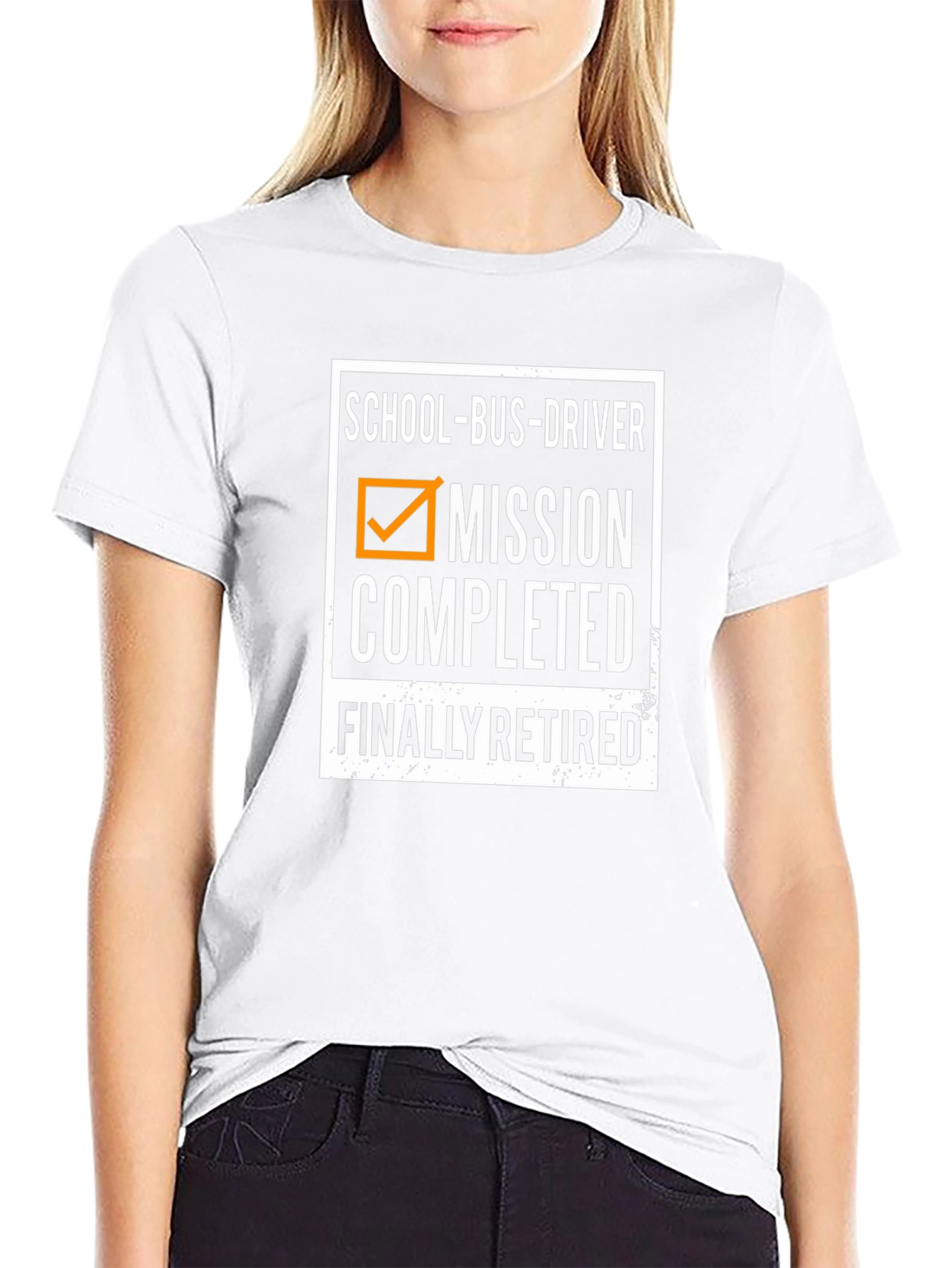 Retired School Bus Driver T-Shirt - Mission Completed!