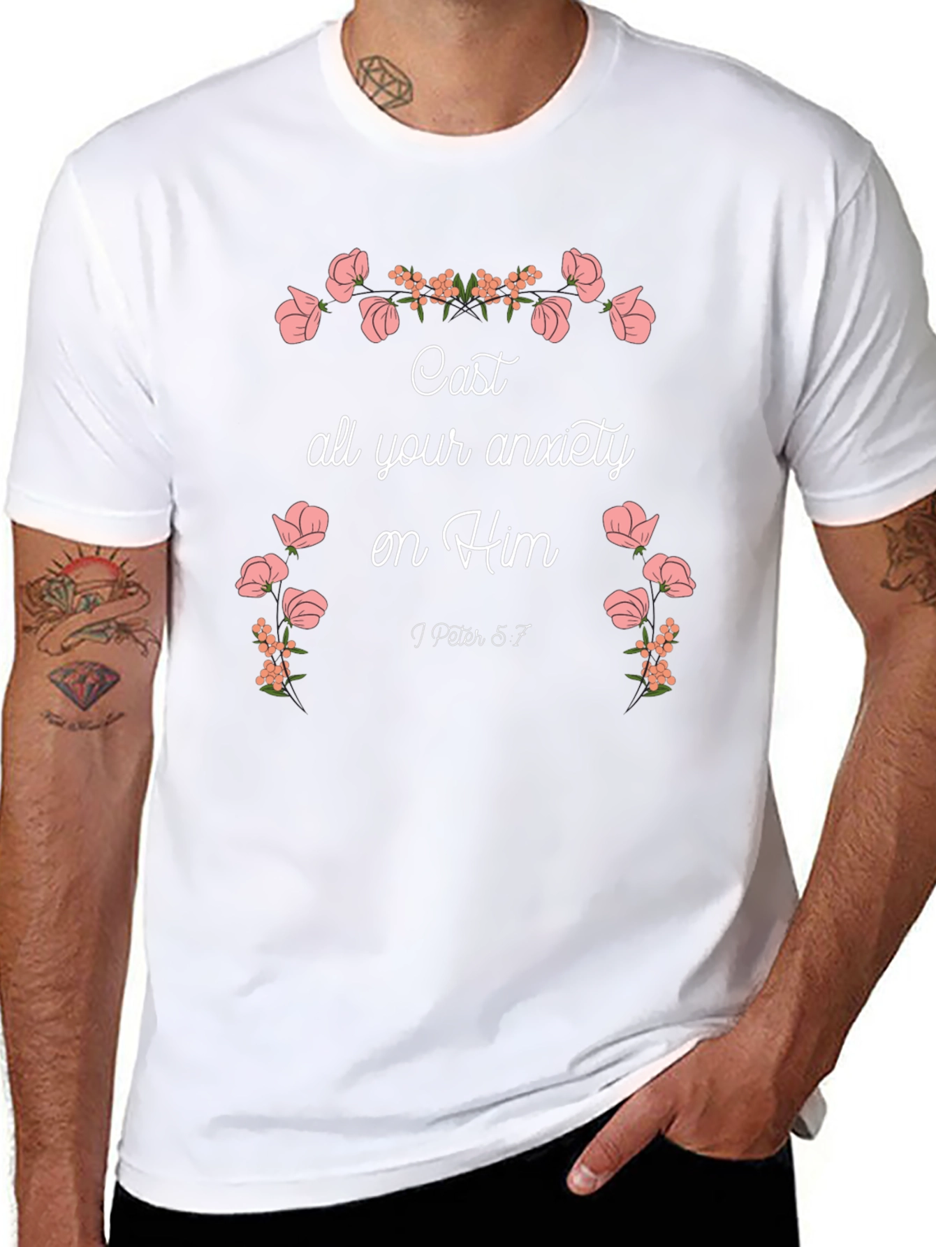 Floral Anxiety Relief T-Shirt