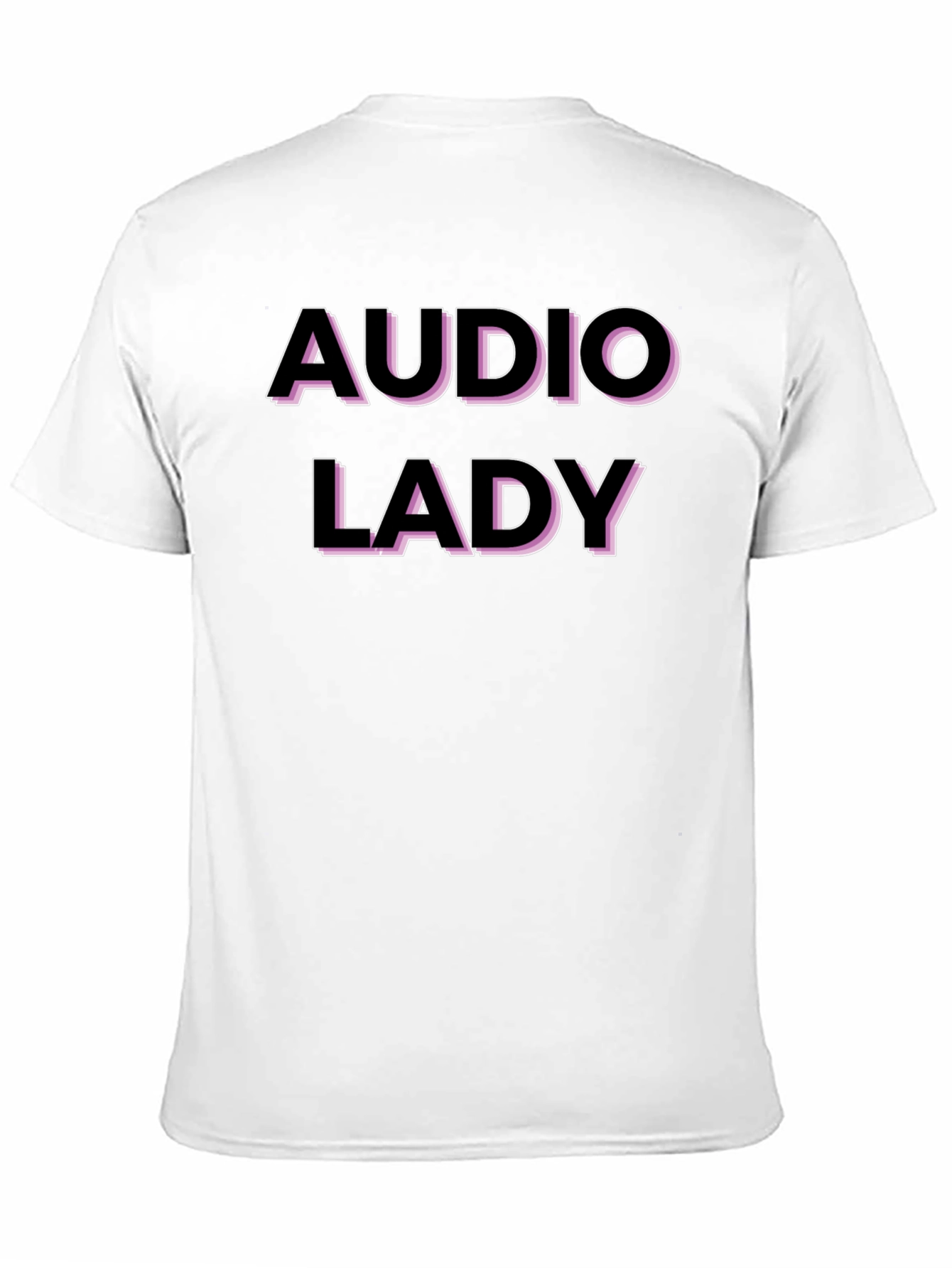 Audio Lady Graphic T-Shirt - Black