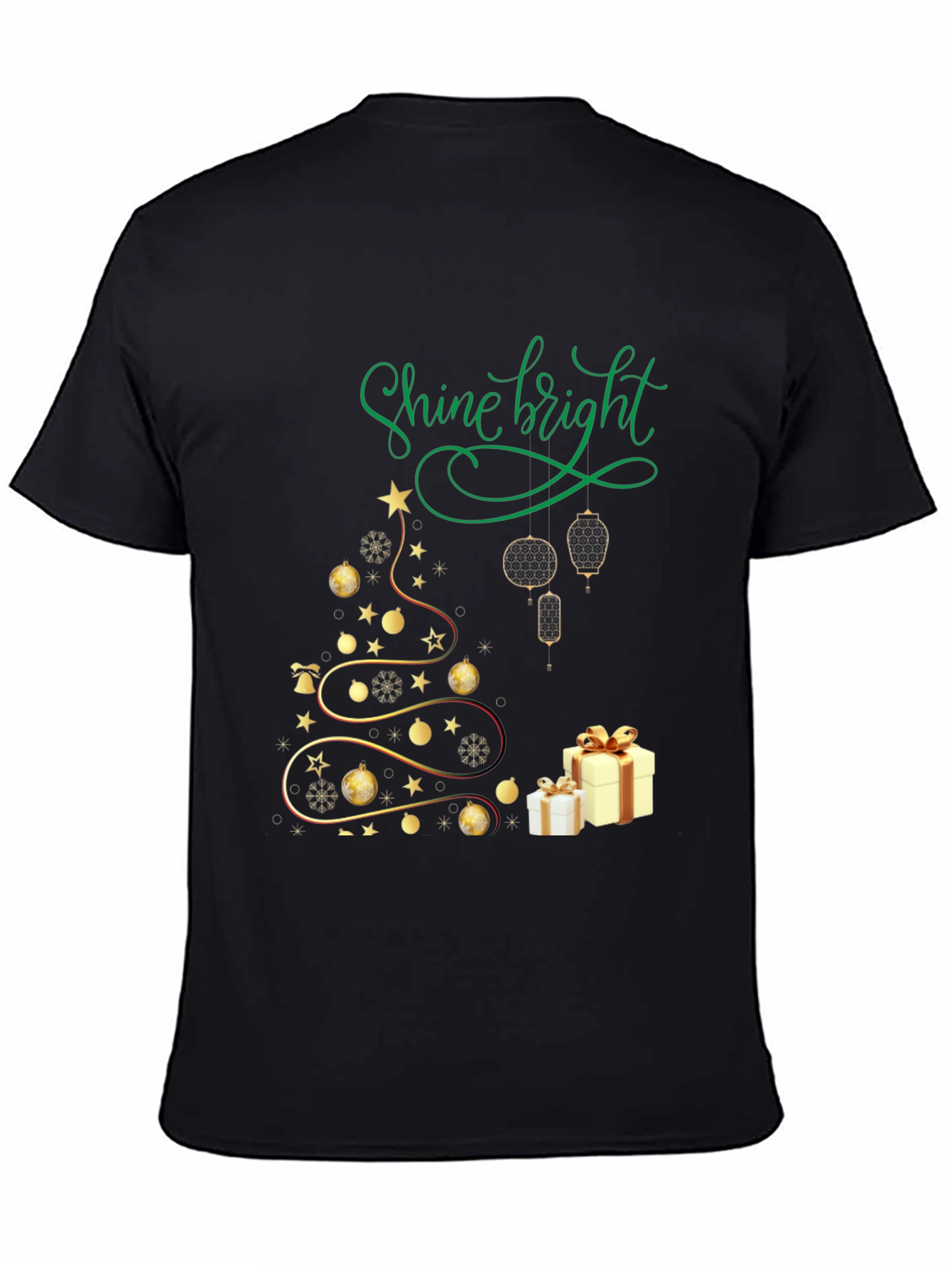 Shine Bright Christmas Tree Graphic Tee