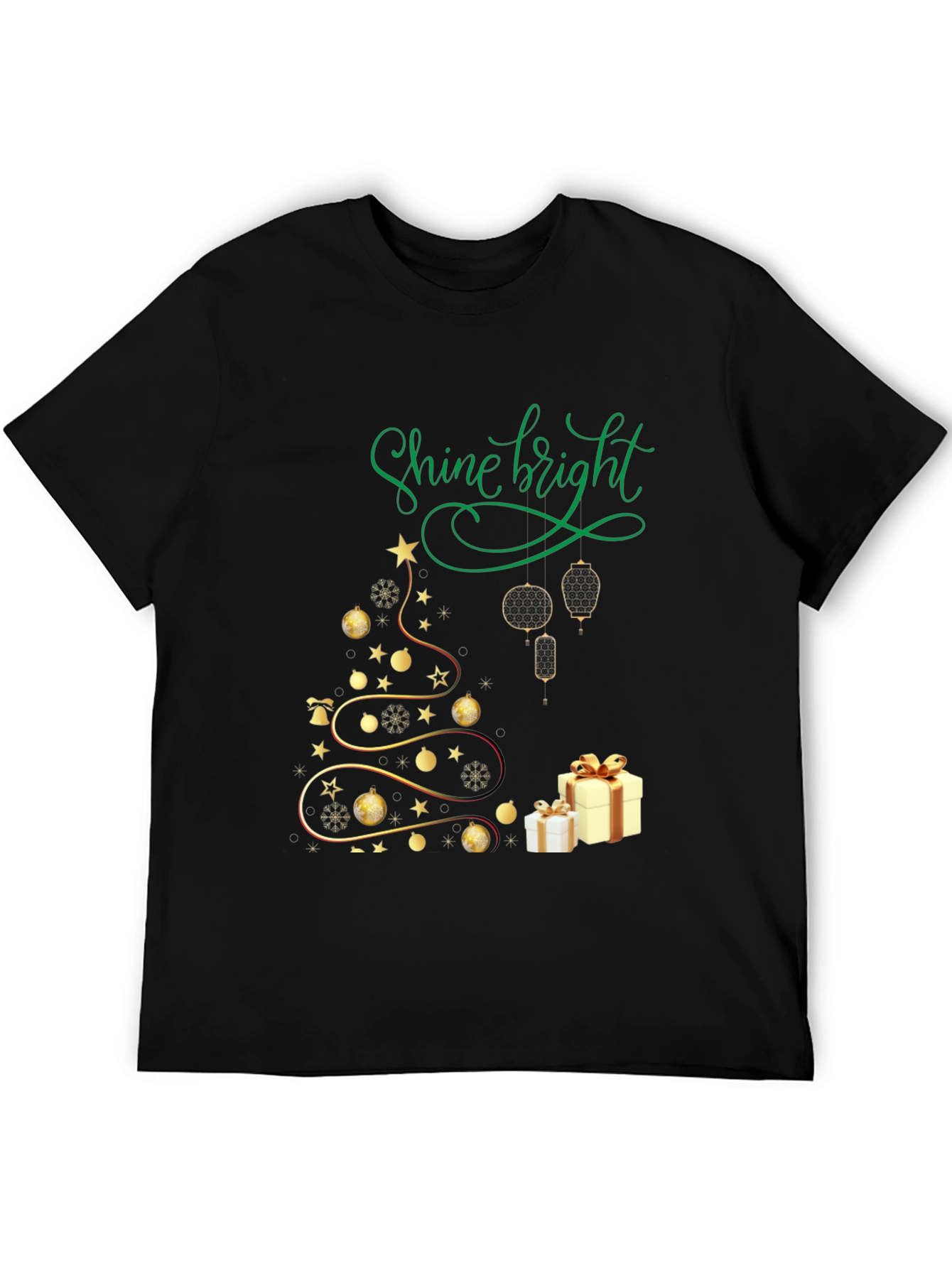 Shine Bright Christmas Tree Graphic Tee