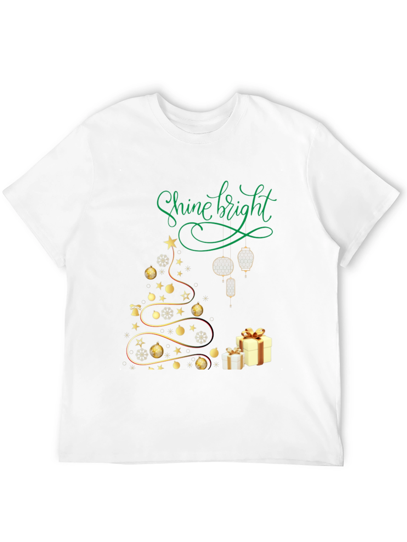 Shine Bright Christmas Tree Graphic Tee