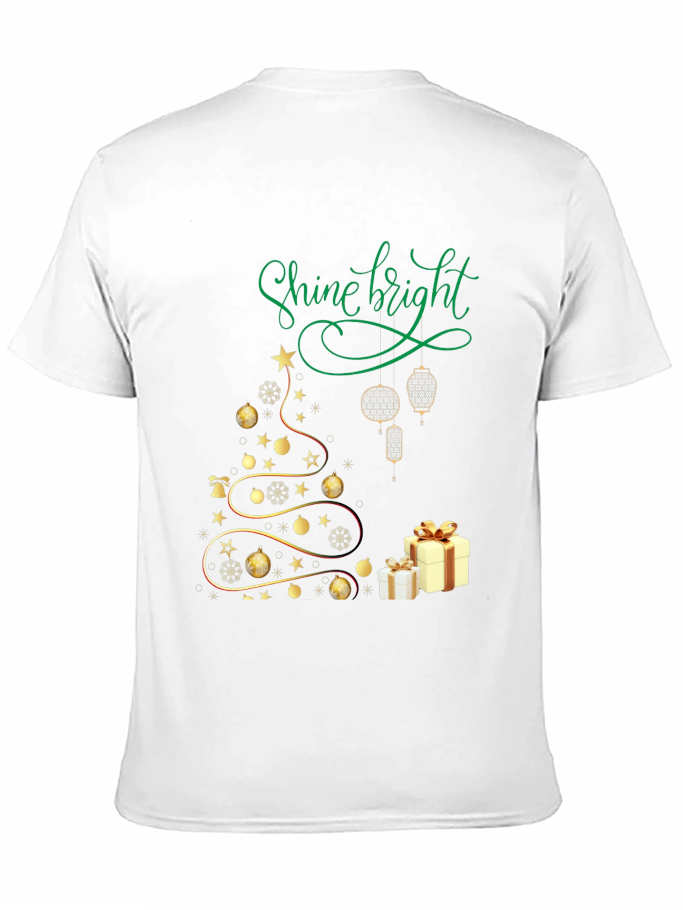 Shine Bright Christmas Tree Graphic Tee