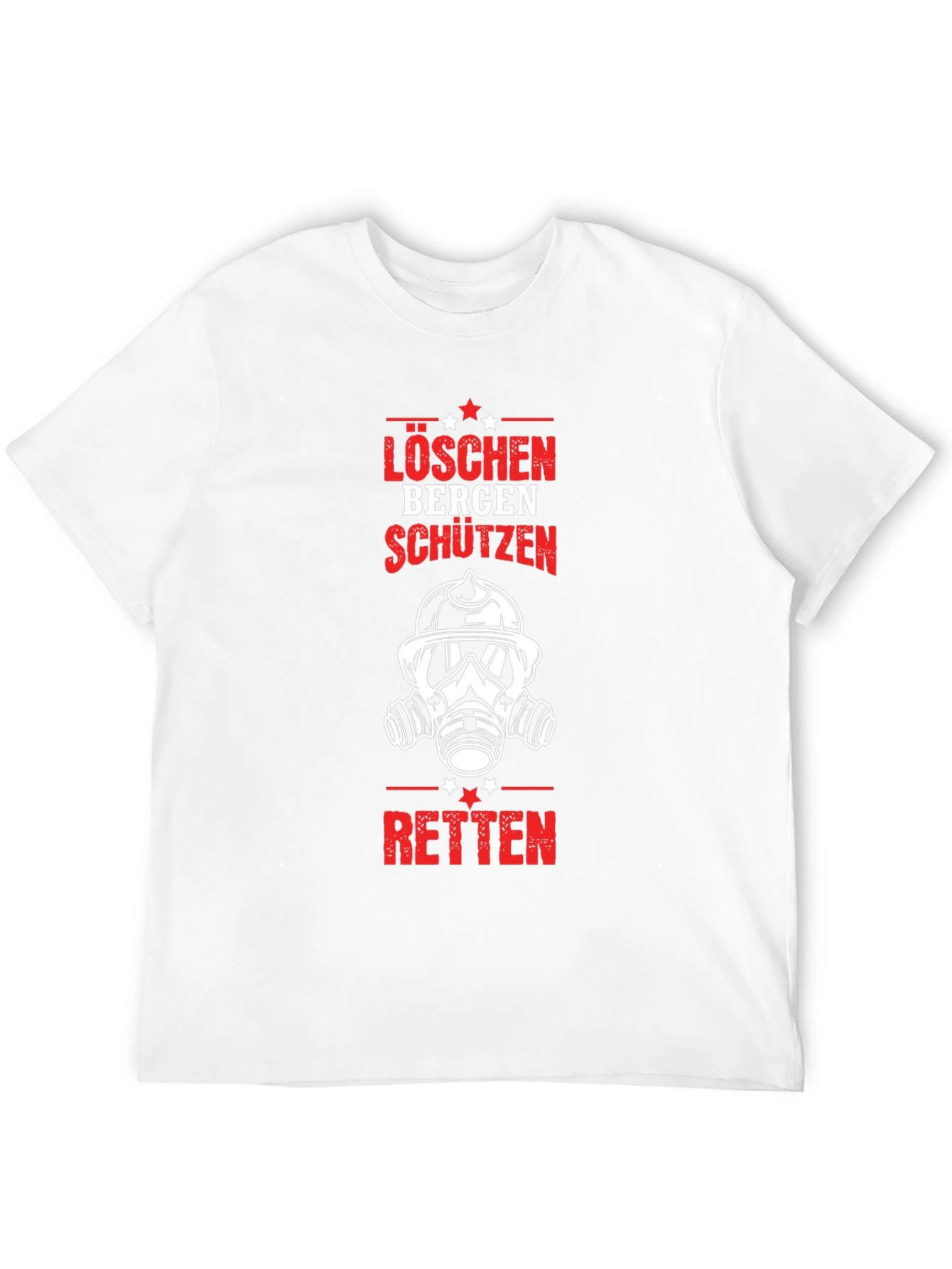 Firefighter Löschen Bergen Schützen Retten T-Shirt