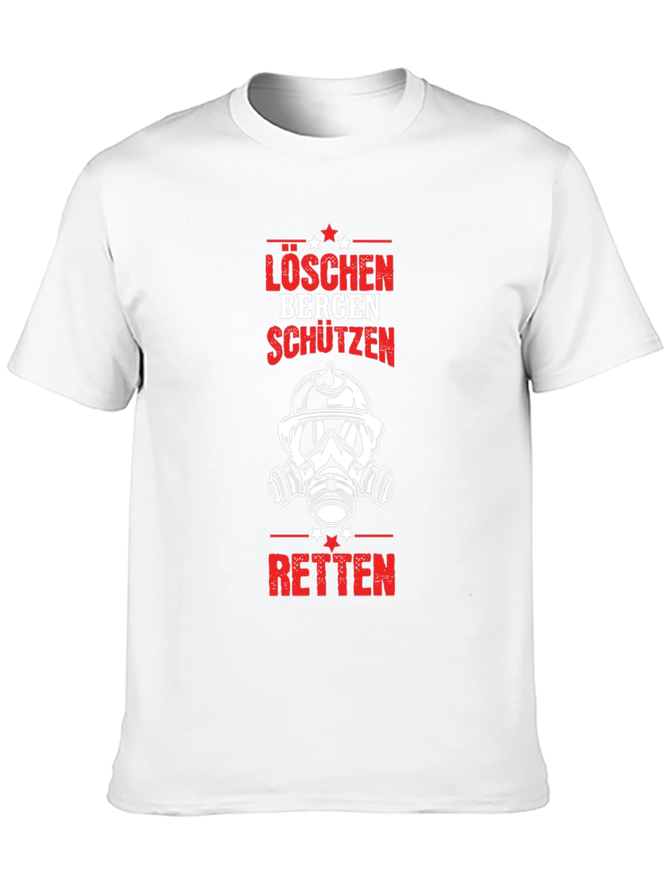 Firefighter Löschen Bergen Schützen Retten T-Shirt