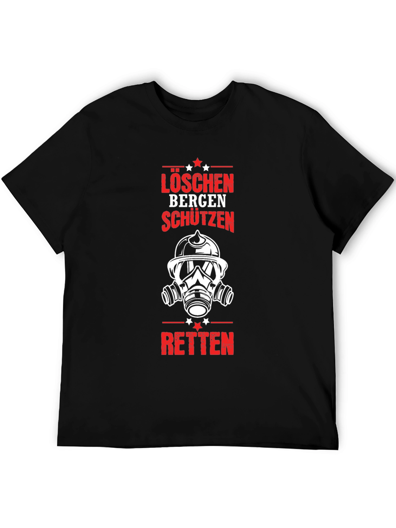 Firefighter Löschen Bergen Schützen Retten T-Shirt