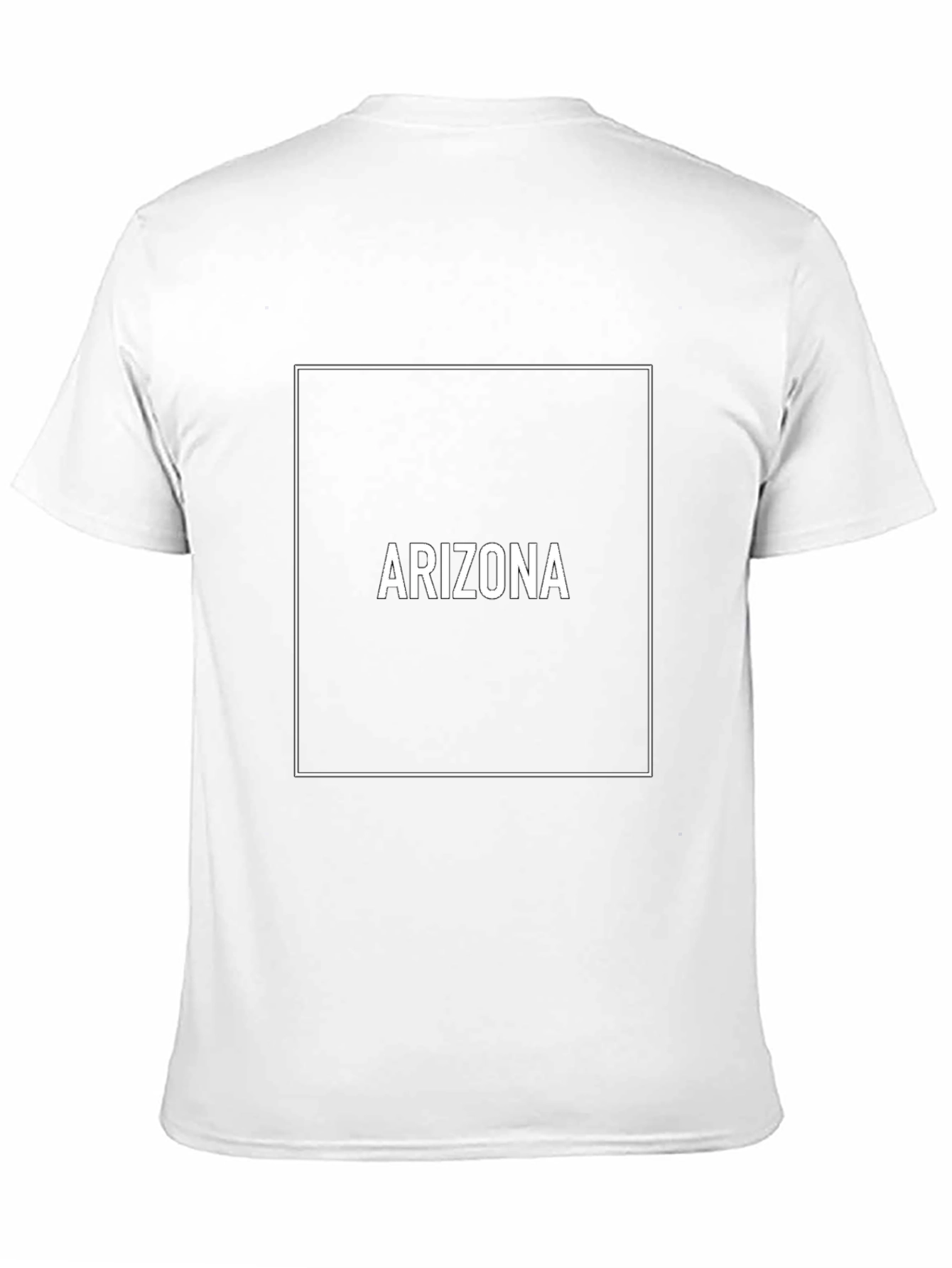 Arizona Graphic Tee - Black Cotton T-Shirt